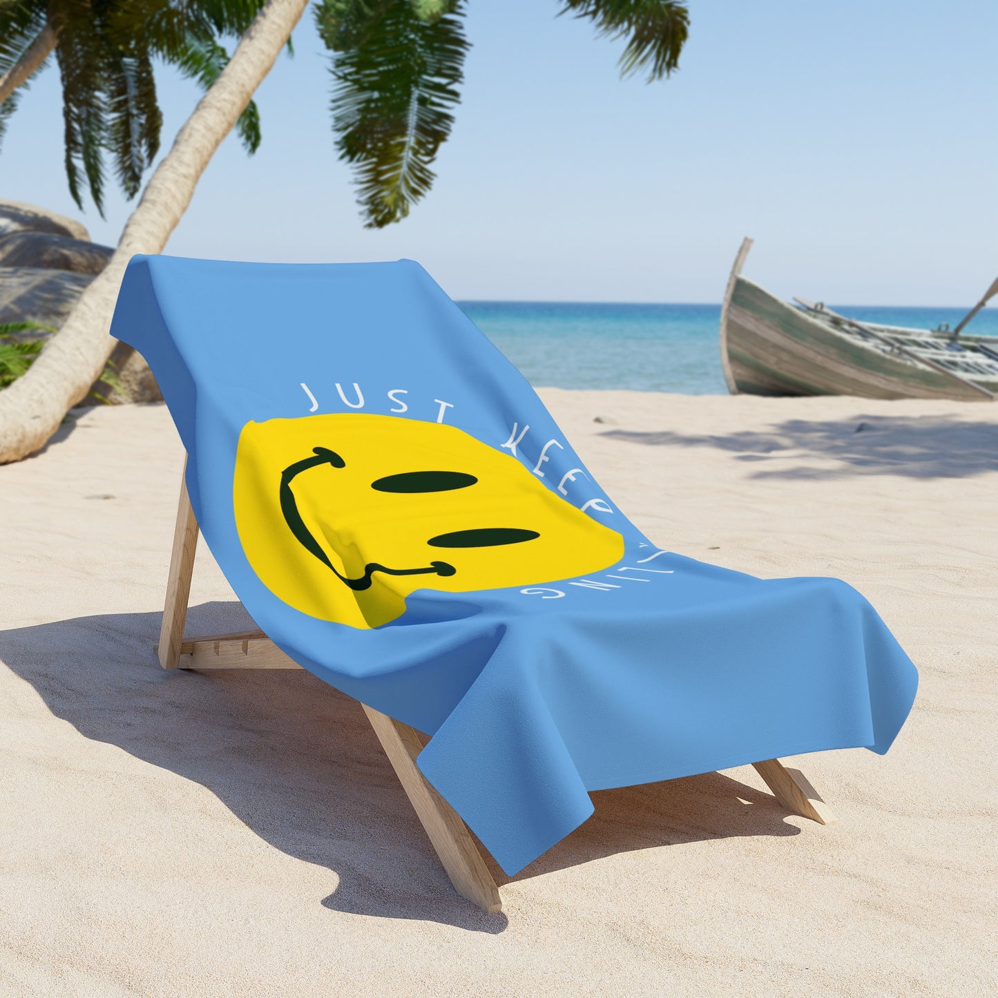 Keep Smiling Beach Towel