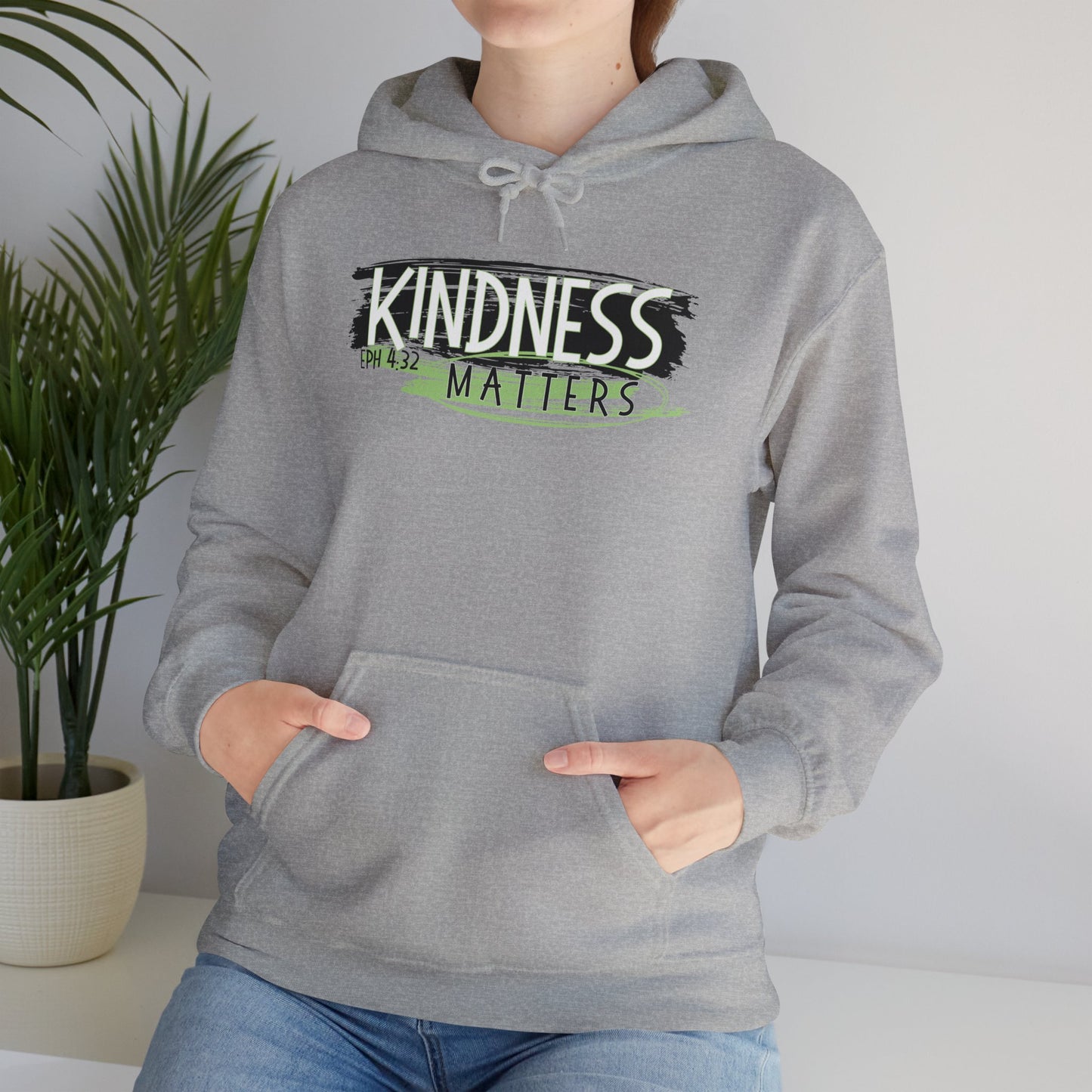 "KINDNESS matters" Unisex Hooded Sweatshirt - Wear it Boldly to Say it Loudly!