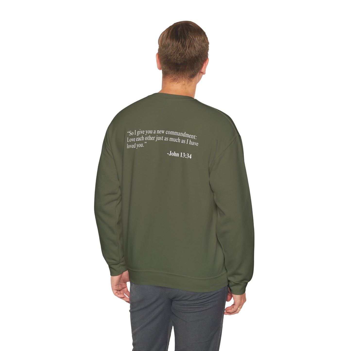 "1334" (John 13:34) Crewneck Sweatshirt