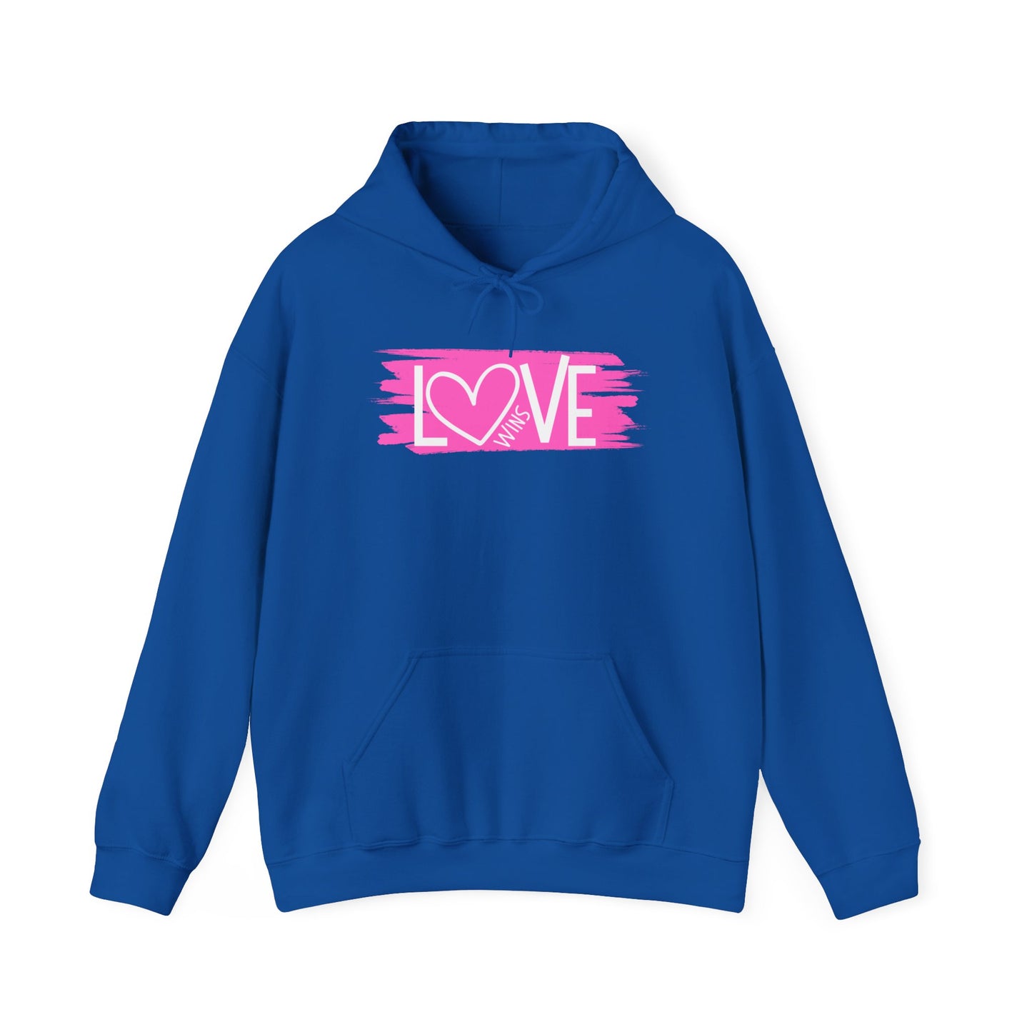 "Love Wins"  Unisex Hooded Sweatshirt - Wear it Boldly to Say it Loudly!