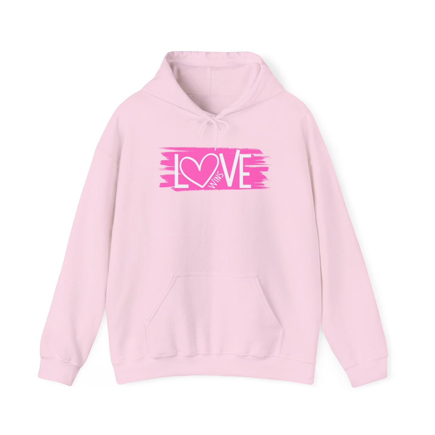 "Love Wins"  Unisex Hooded Sweatshirt - Wear it Boldly to Say it Loudly!