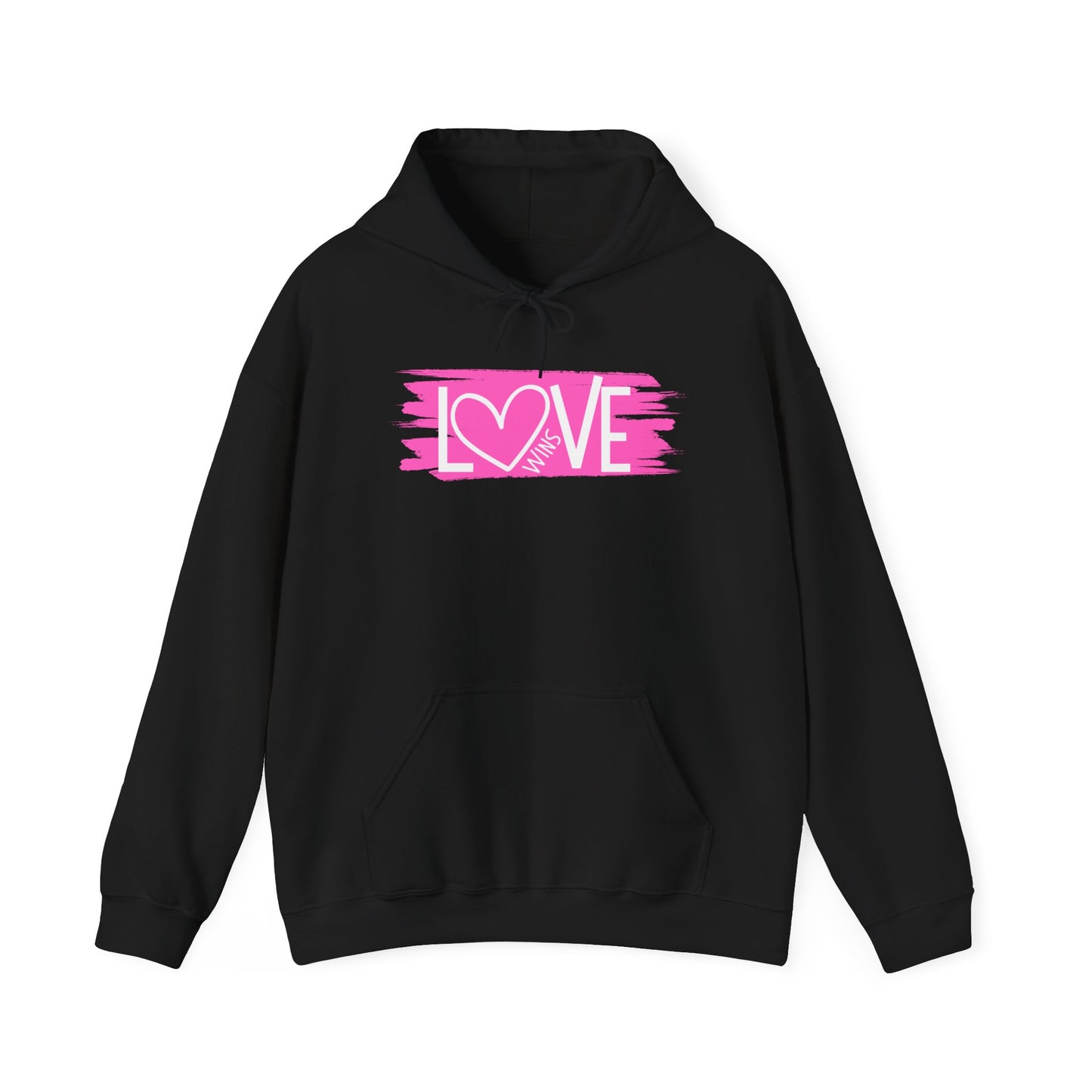 "Love Wins"  Unisex Hooded Sweatshirt - Wear it Boldly to Say it Loudly!