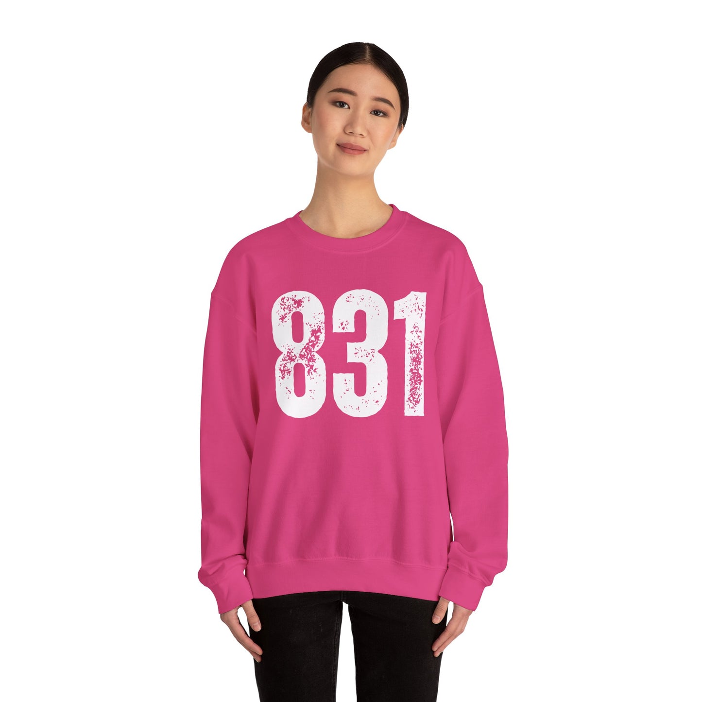 Number Series 831 (Romans 8:31) Unisex Heavy Blend™ Crewneck Sweatshirt