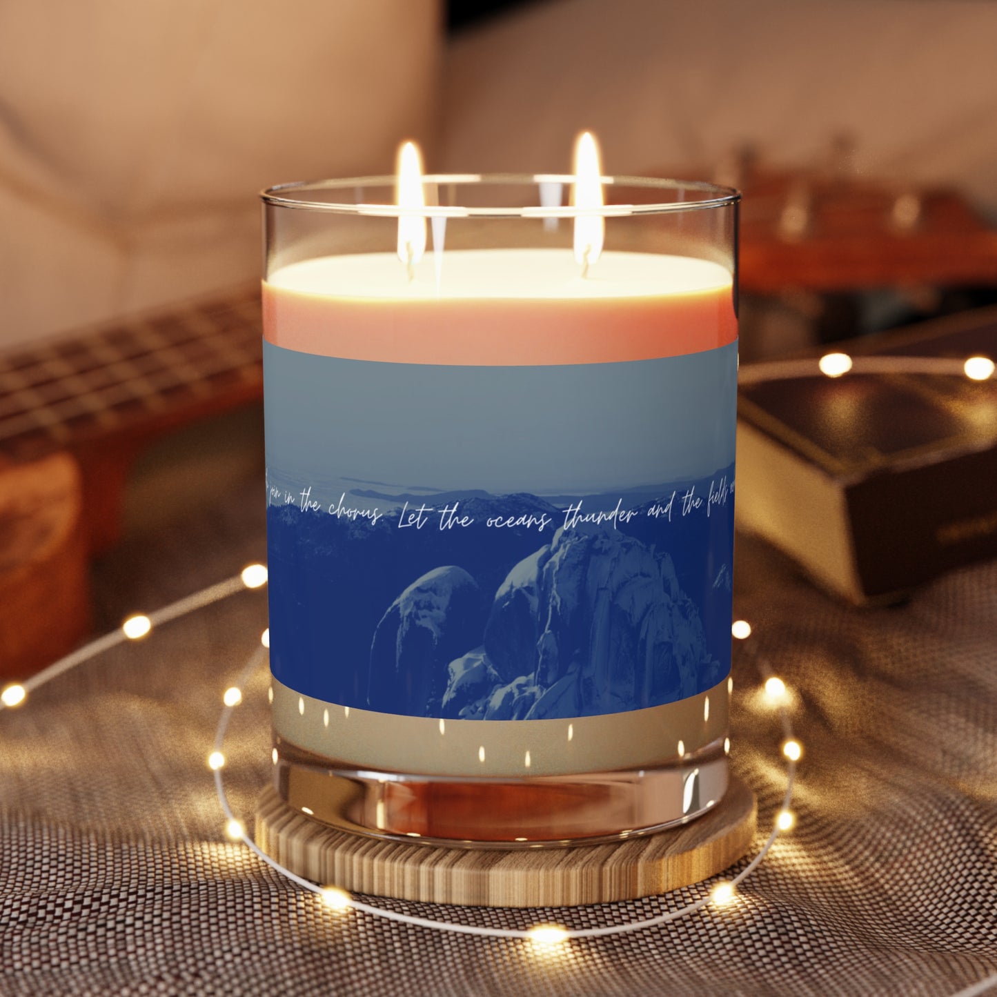 Psalm 96:11 Scenery Scented Candle - Full Glass, 11oz