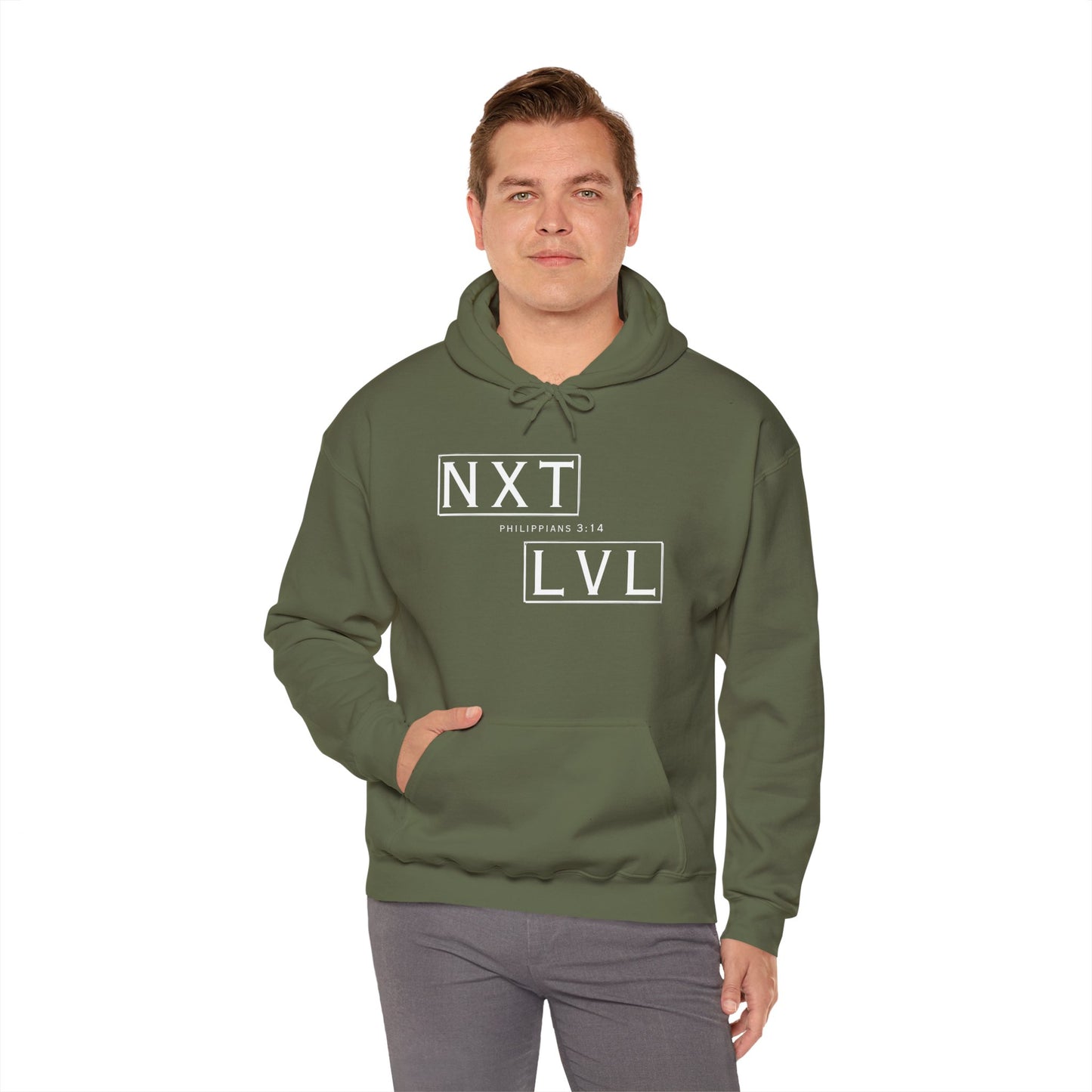 "NXT LVL" Unisex Hooded Sweatshirt - Wear it Boldly to Say it Loudly!