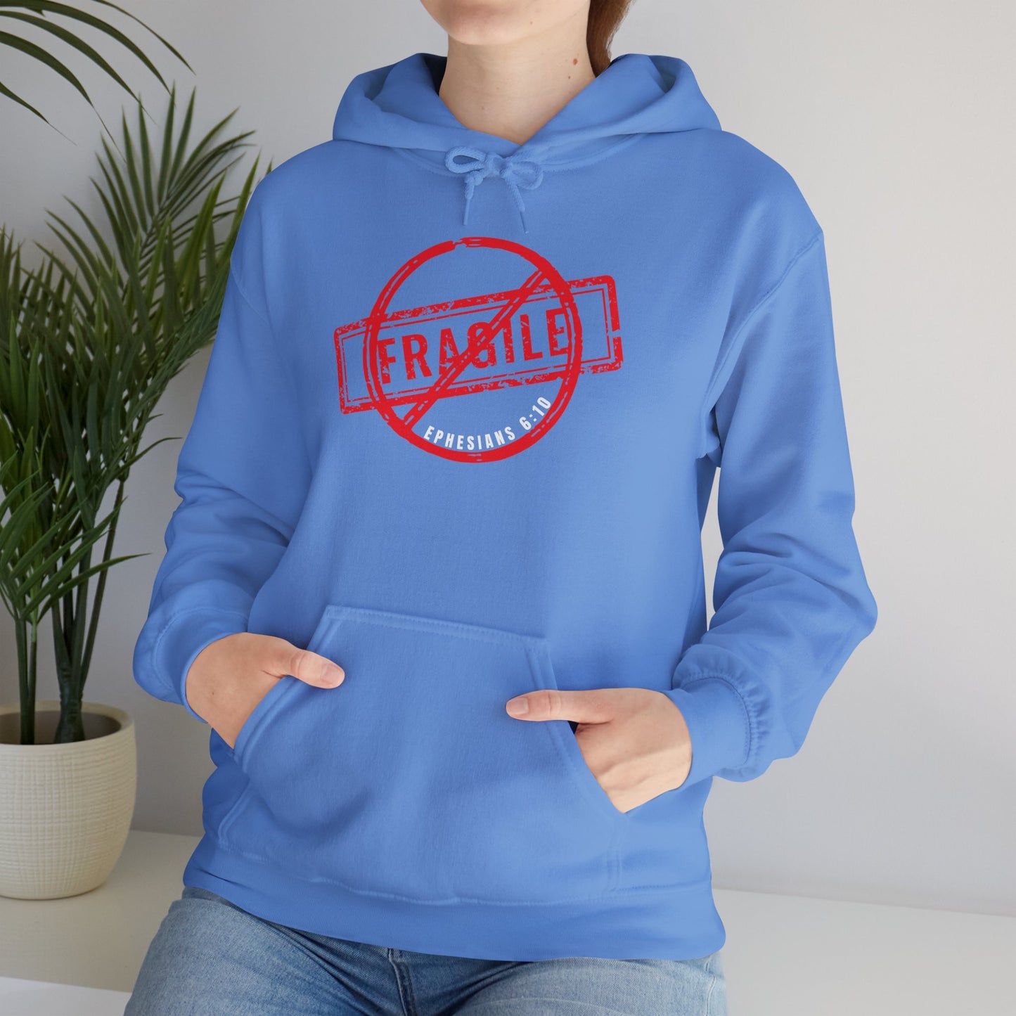 "Not Fragile" Unisex Hooded Sweatshirt - Wear it Boldly to Say it Loudly!