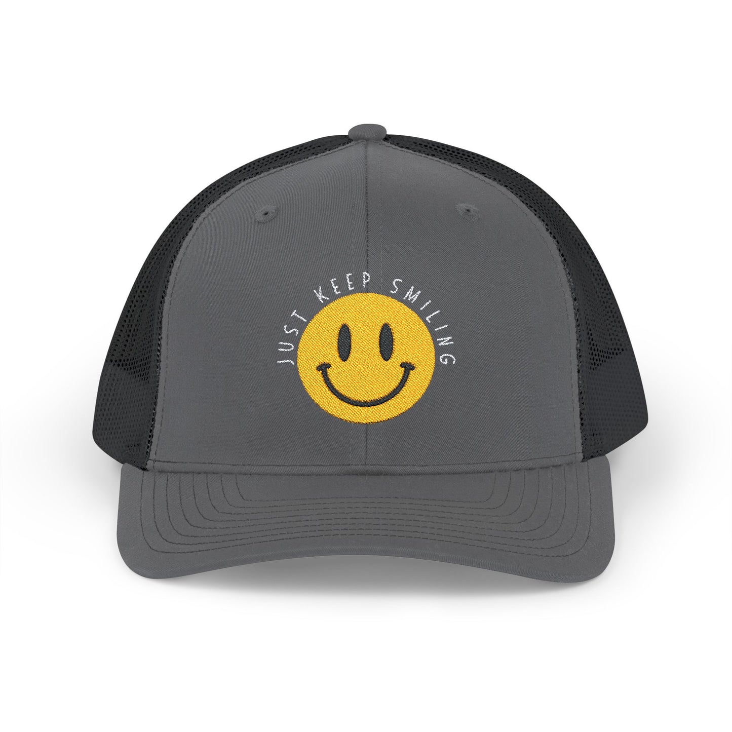 Keep Smiling Snapback Trucker Cap