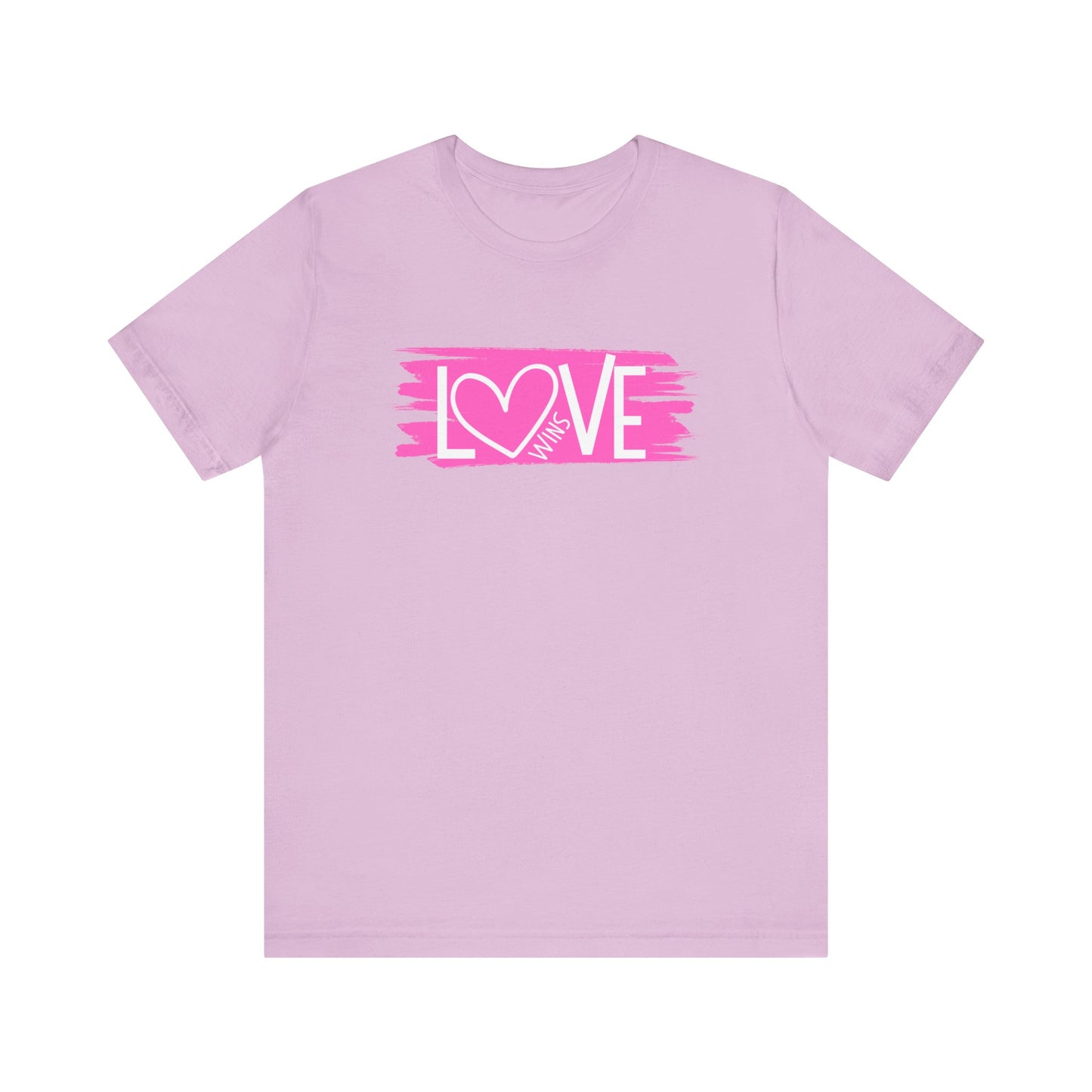 "Love Wins" Short Sleeve Tee - Wear it Boldly to Sat it Loudly!