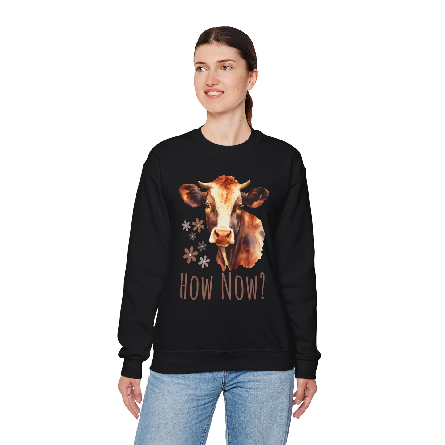 How Now Cow - Unisex Heavy Blend™ Crewneck Sweatshirt