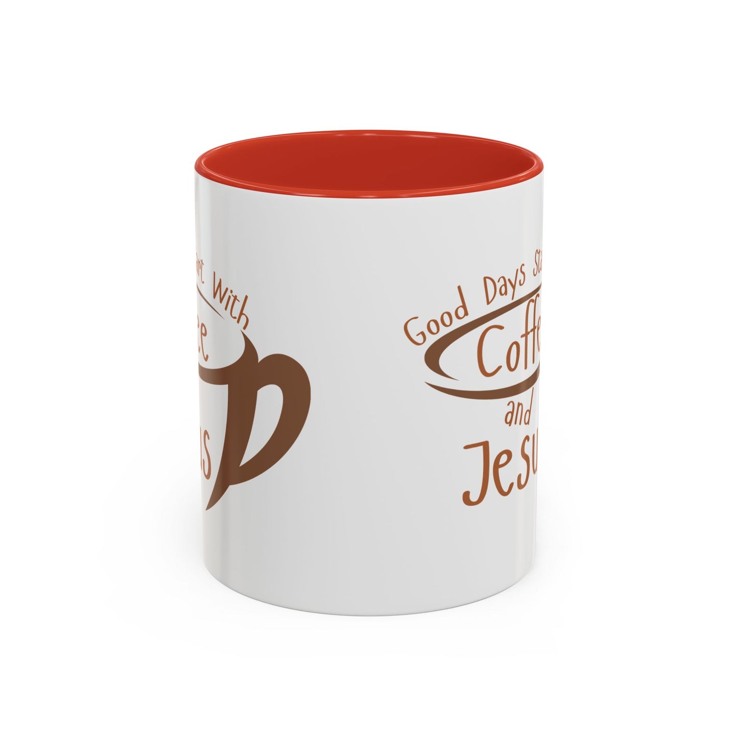 Coffee and Jesus Mug Accent Coffee Mug (11, 15oz)