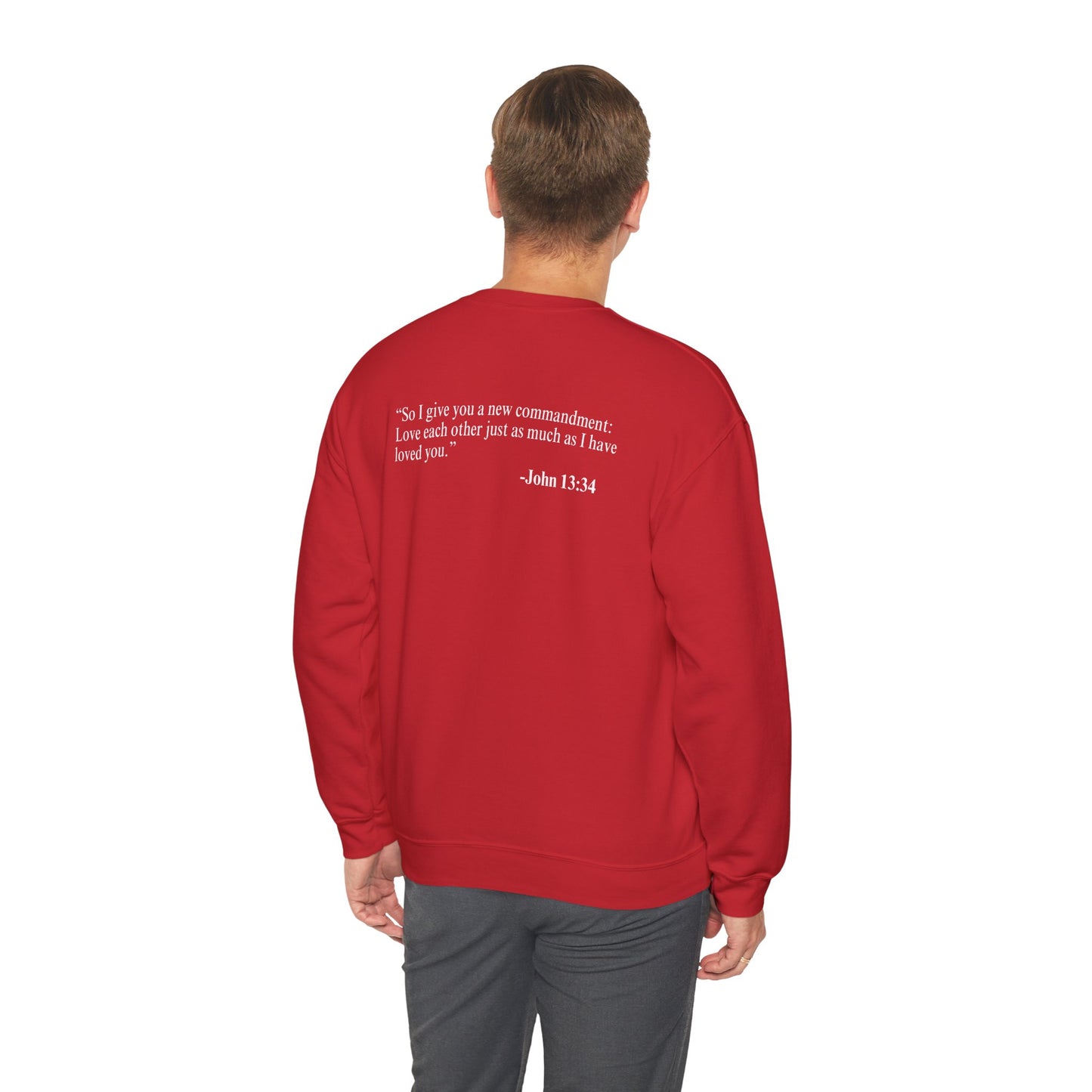 "1334" (John 13:34) Crewneck Sweatshirt