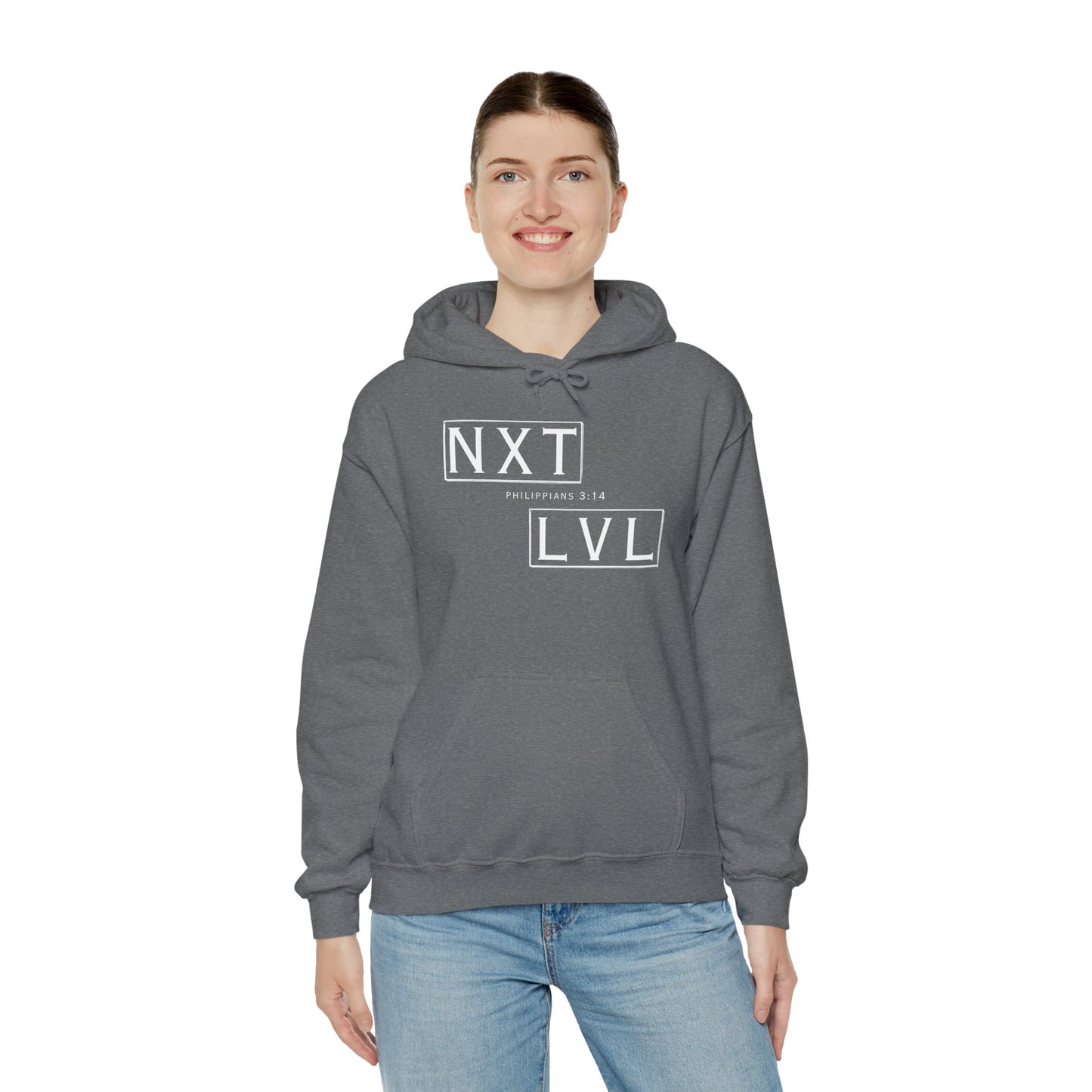 "NXT LVL" Unisex Hooded Sweatshirt - Wear it Boldly to Say it Loudly!