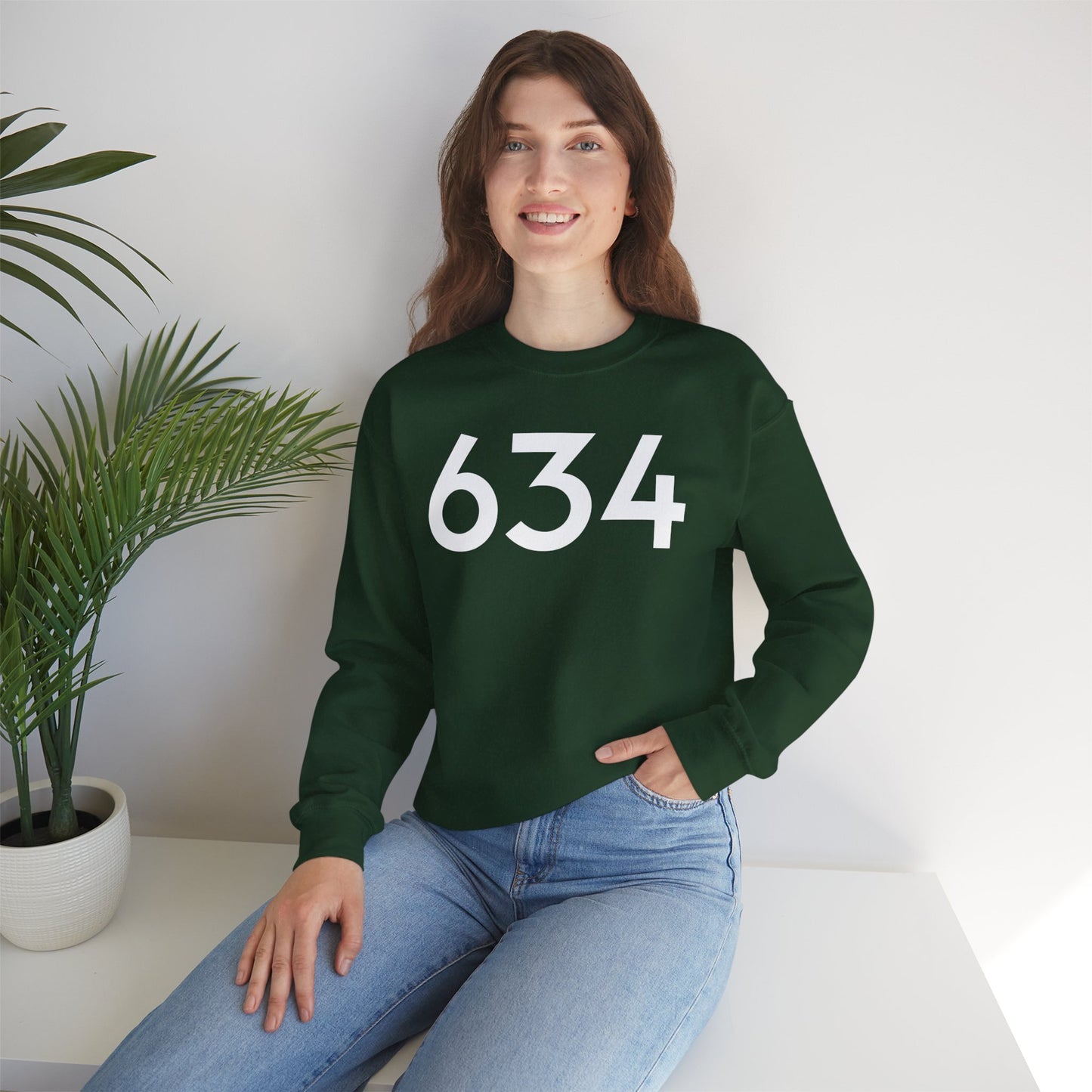 634 - (Matthew 6:34)Sweatshirt - Wear it Boldly to Say it Loudly!