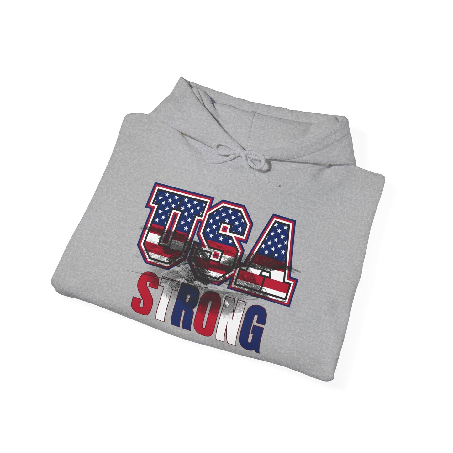 USA Strong Hooded Sweatshirt - Wear it Boldly to Say it Loudly!