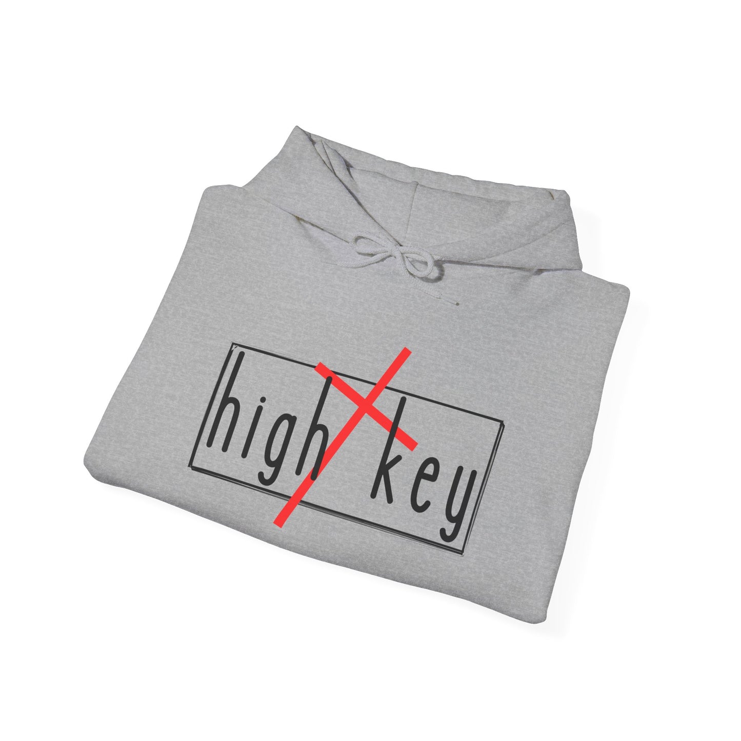 "High Key" Hooded Sweatshirt - Wear it Boldly to Say it Loudly!