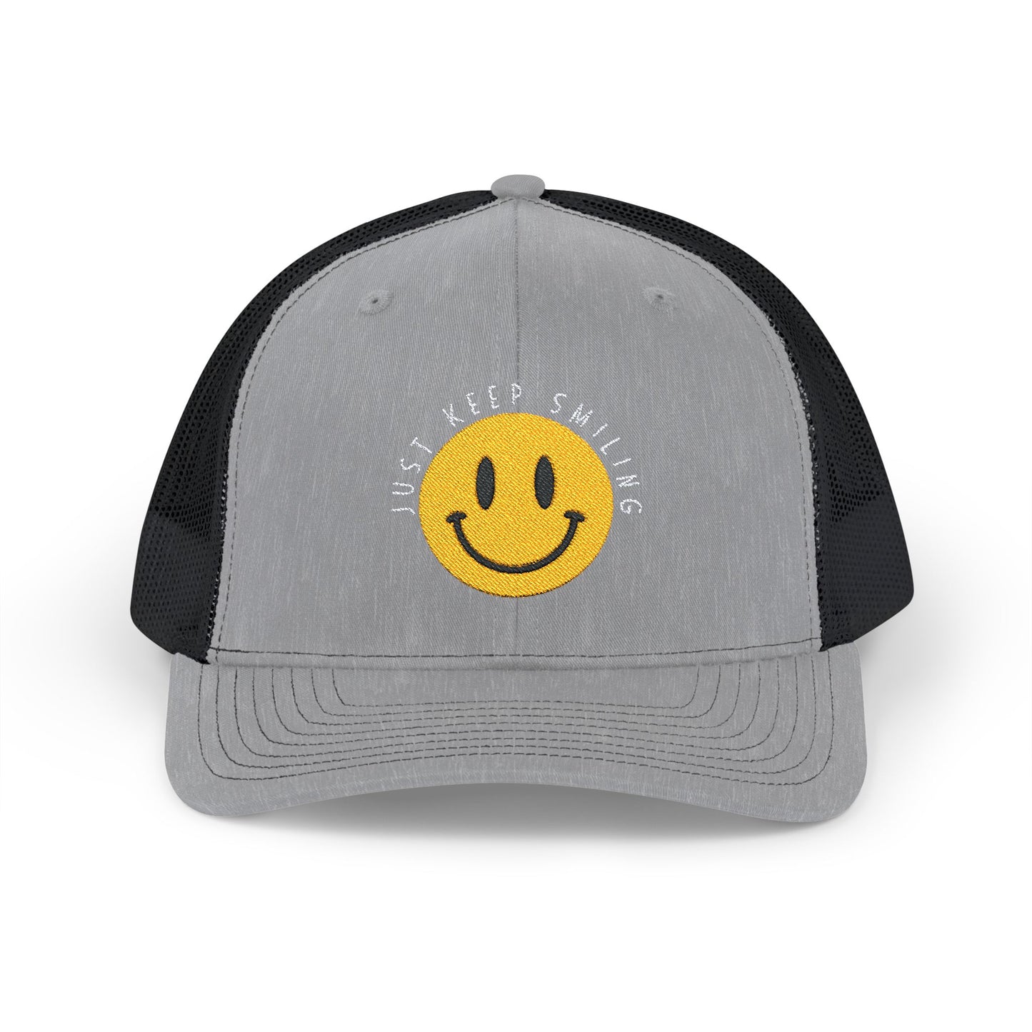 Keep Smiling Snapback Trucker Cap