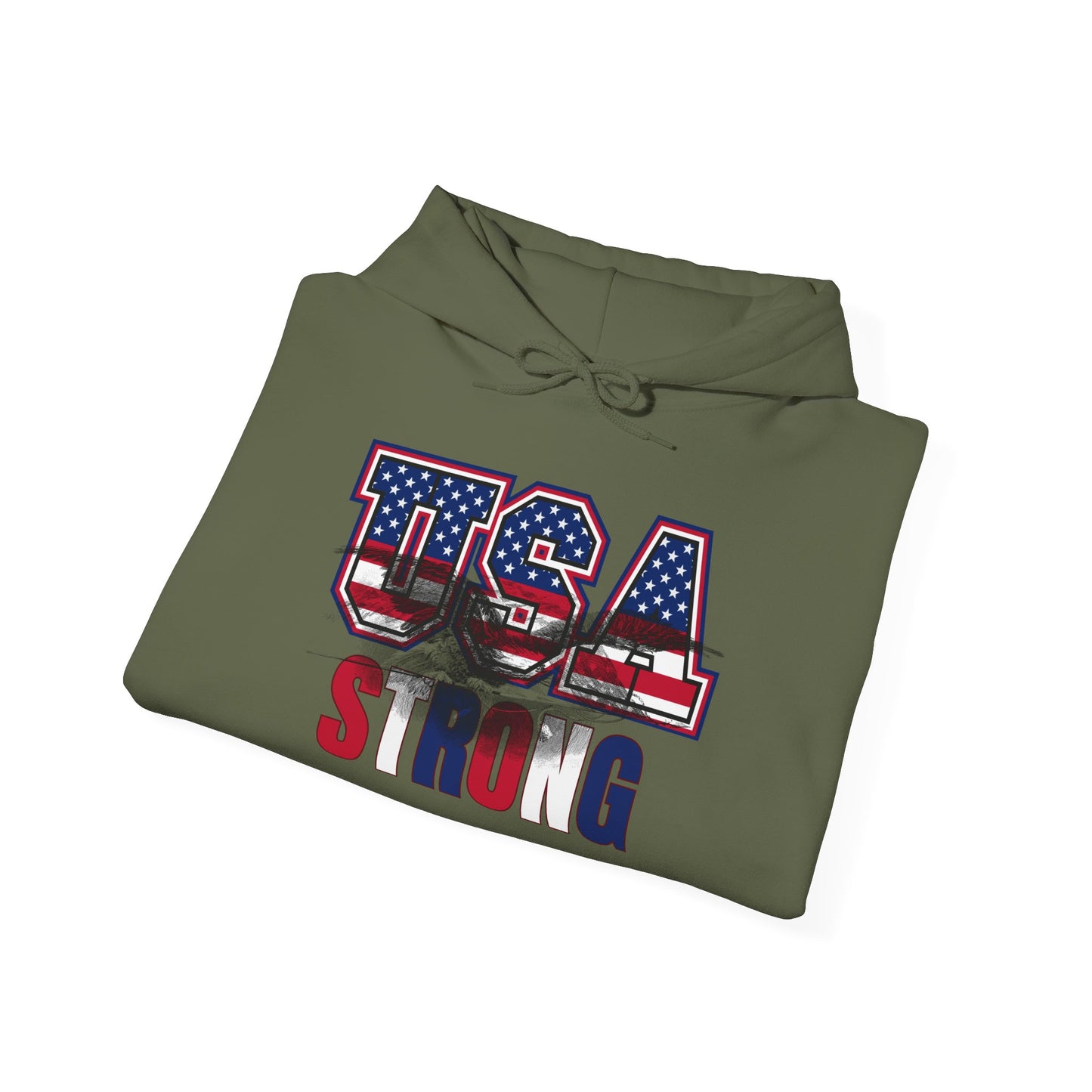 USA Strong Hooded Sweatshirt - Wear it Boldly to Say it Loudly!