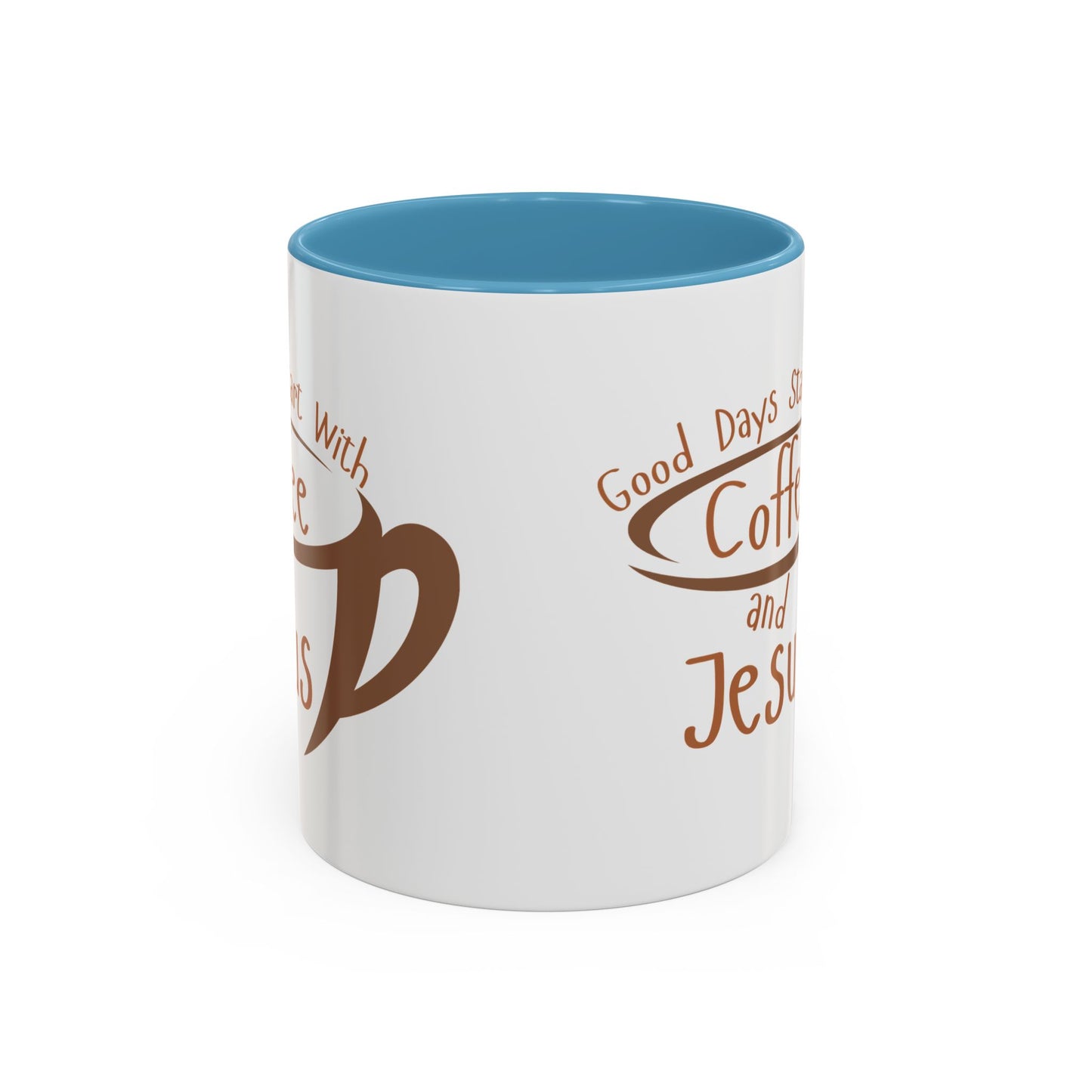 Coffee and Jesus Mug Accent Coffee Mug (11, 15oz)