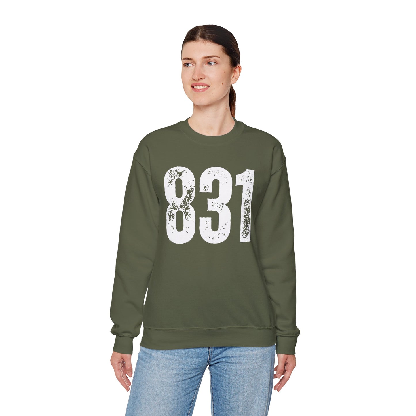 Number Series 831 (Romans 8:31) Unisex Heavy Blend™ Crewneck Sweatshirt