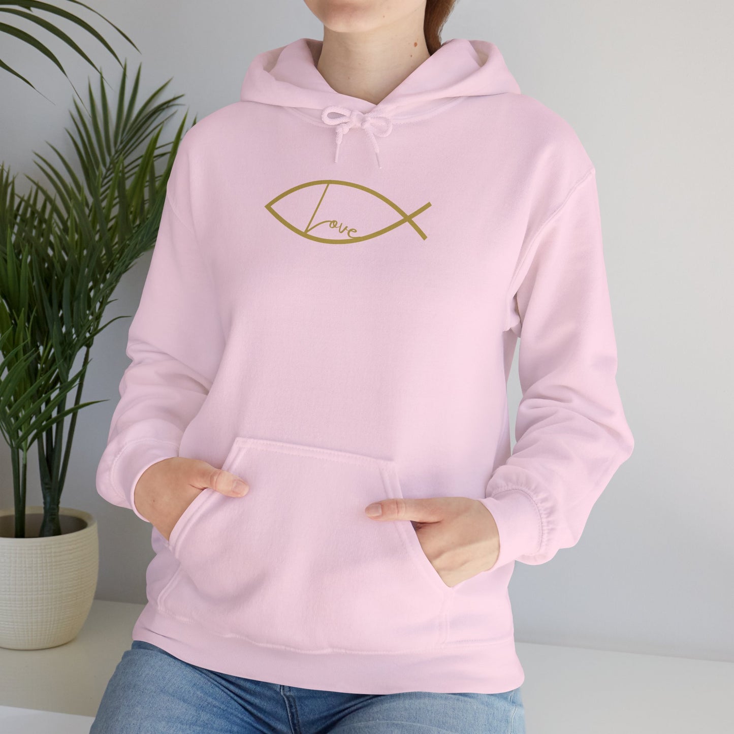 Love- Ichthys Unisex Heavy Blend™ Hooded Sweatshirt - Wear it Boldly to Say it Loudly!