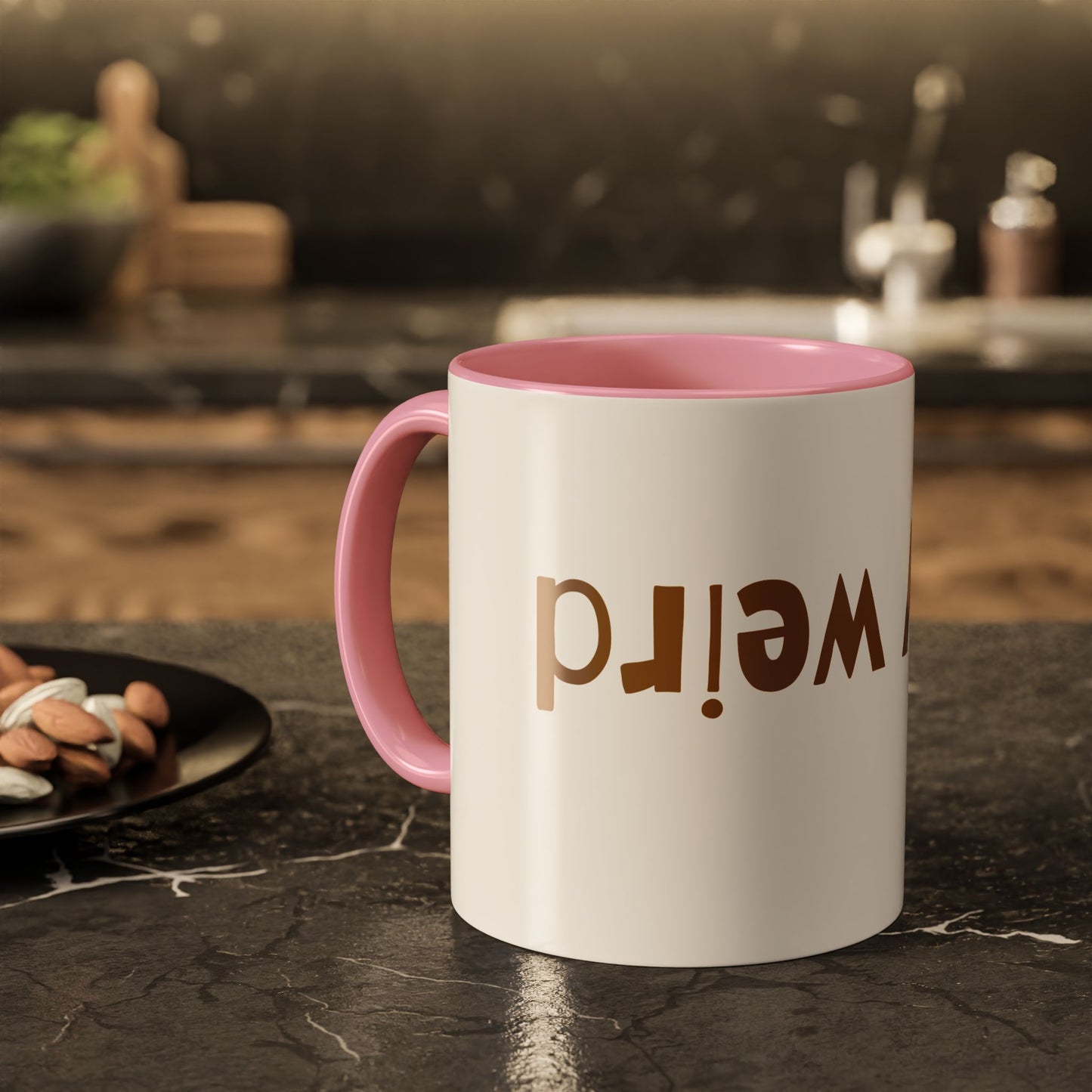 Stay Weird by One Word Wear Colorful Mugs (11oz, 15oz)