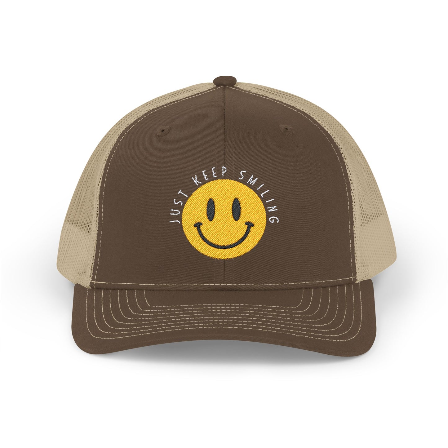 Keep Smiling Snapback Trucker Cap