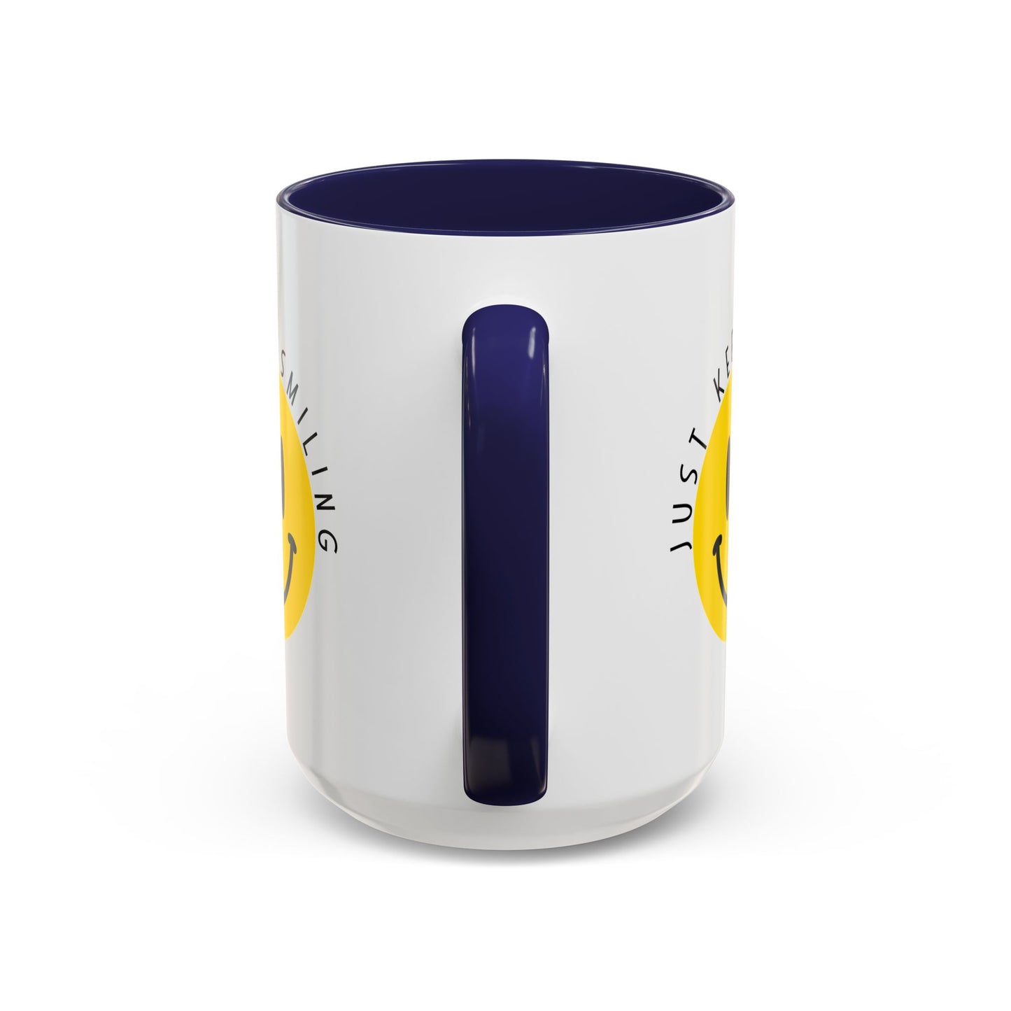 Keep Smiling Accent Coffee Mug (11, 15oz)