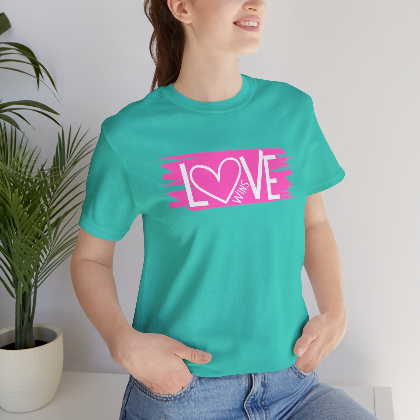 "Love Wins" Short Sleeve Tee - Wear it Boldly to Sat it Loudly!