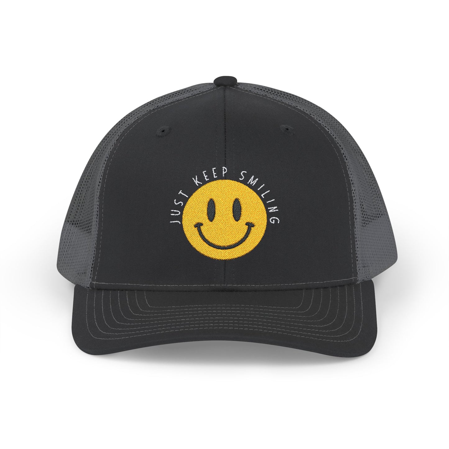 Keep Smiling Snapback Trucker Cap