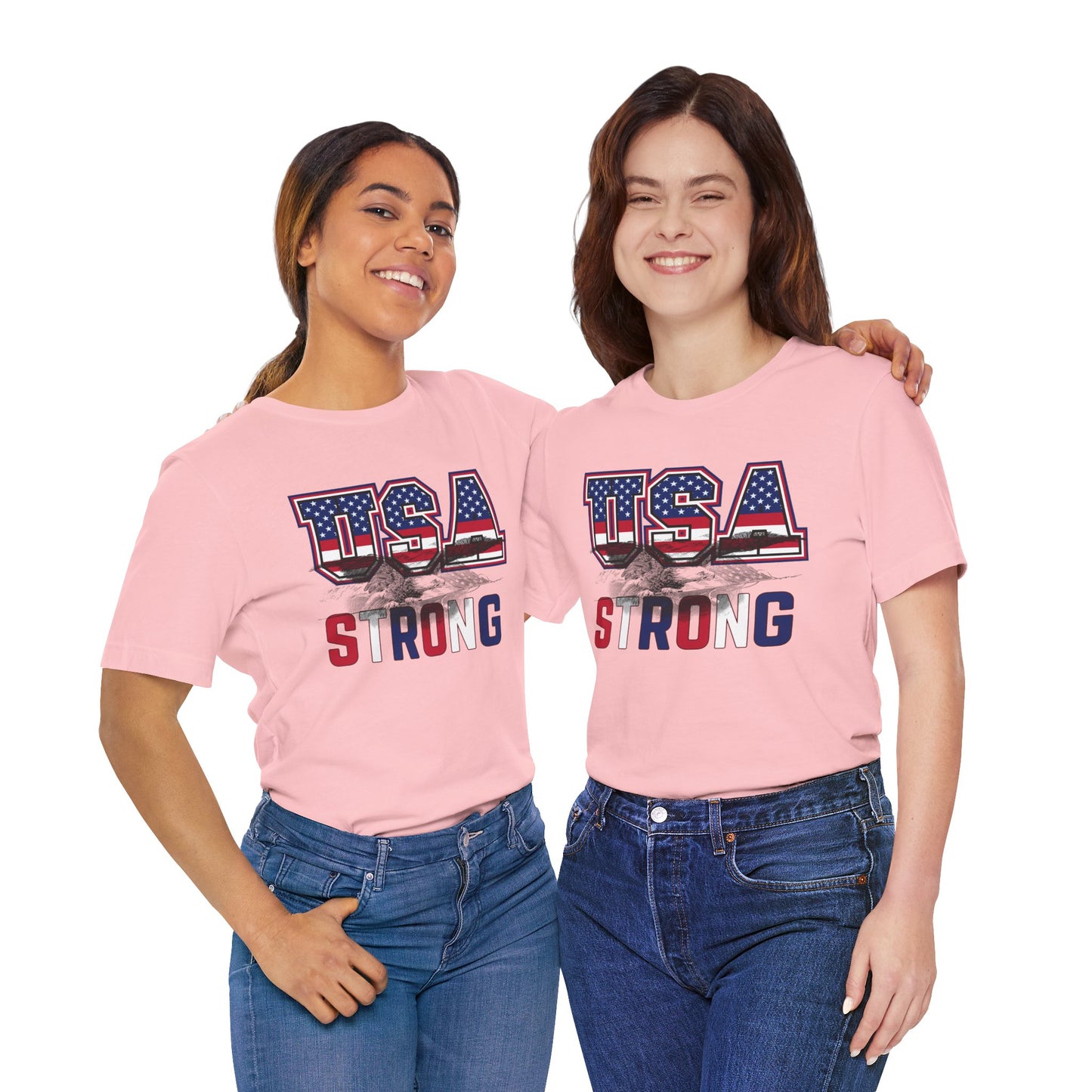 USA Strong Unisex Jersey Short Sleeve Tee - Wear it Boldly to Say it Loudly!