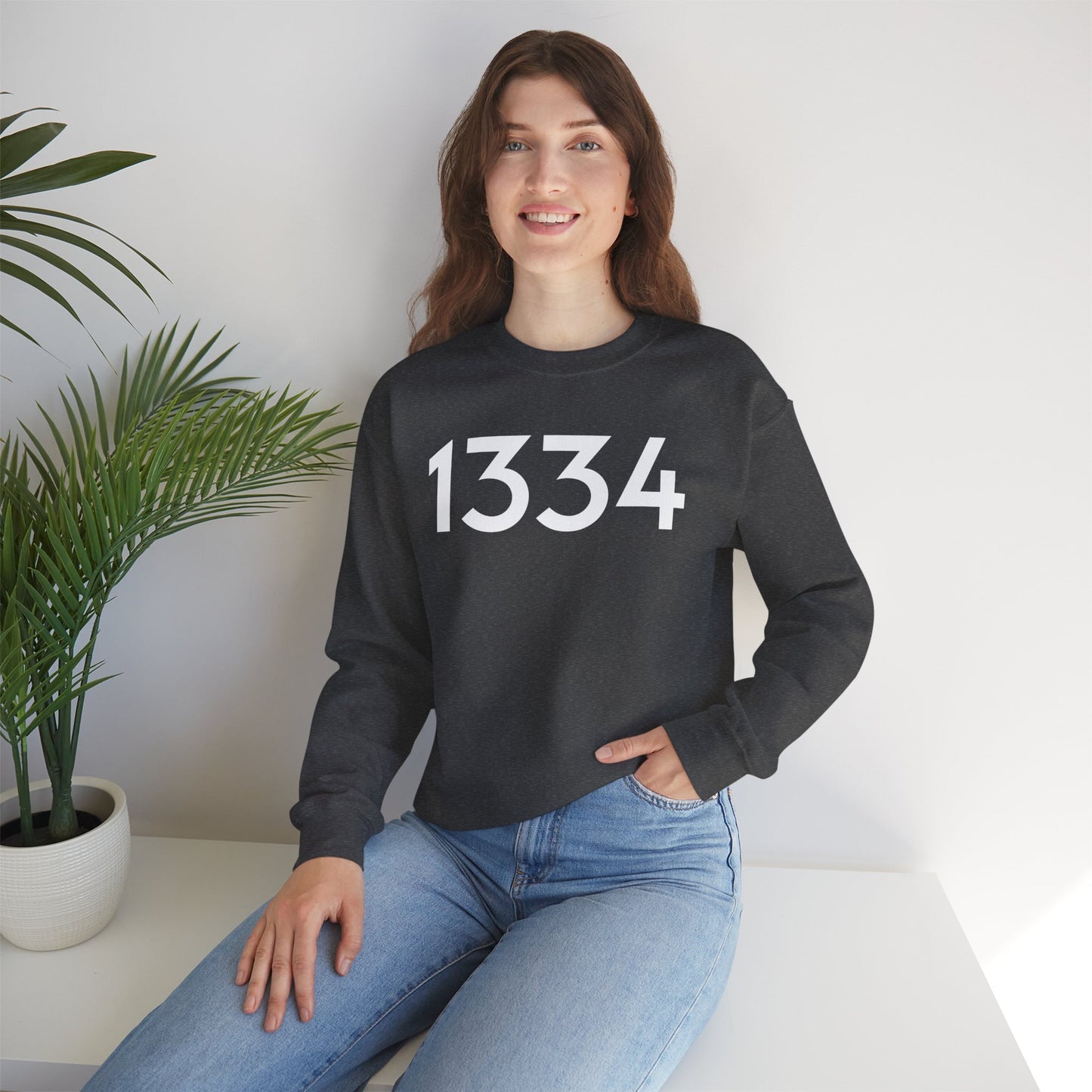 "1334" (John 13:34) Crewneck Sweatshirt