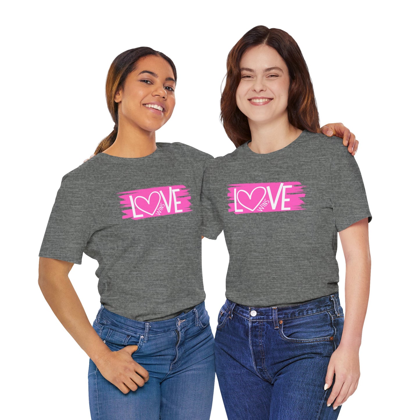 "Love Wins" Short Sleeve Tee - Wear it Boldly to Sat it Loudly!