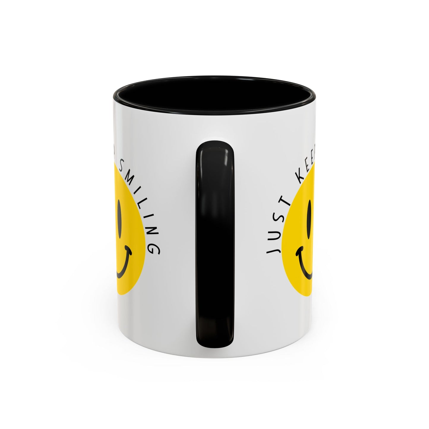 Keep Smiling Accent Coffee Mug (11, 15oz)