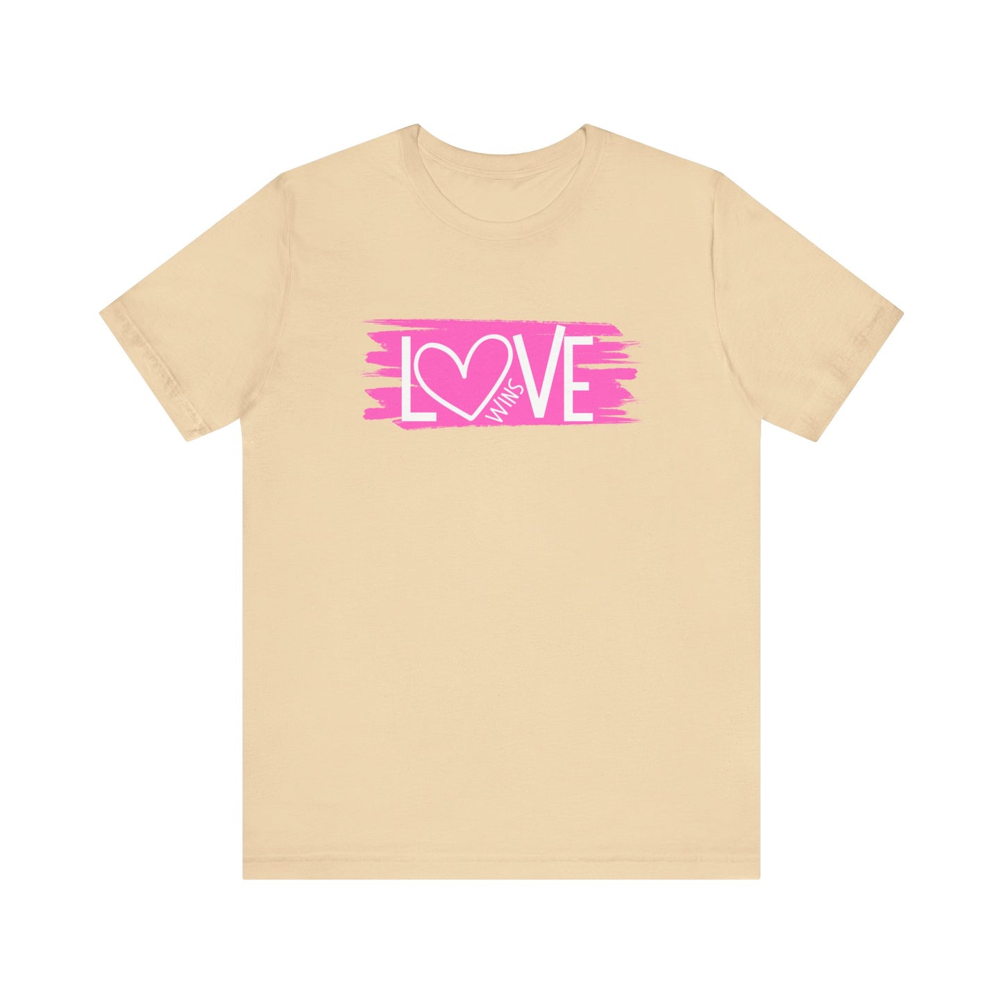 "Love Wins" Short Sleeve Tee - Wear it Boldly to Sat it Loudly!