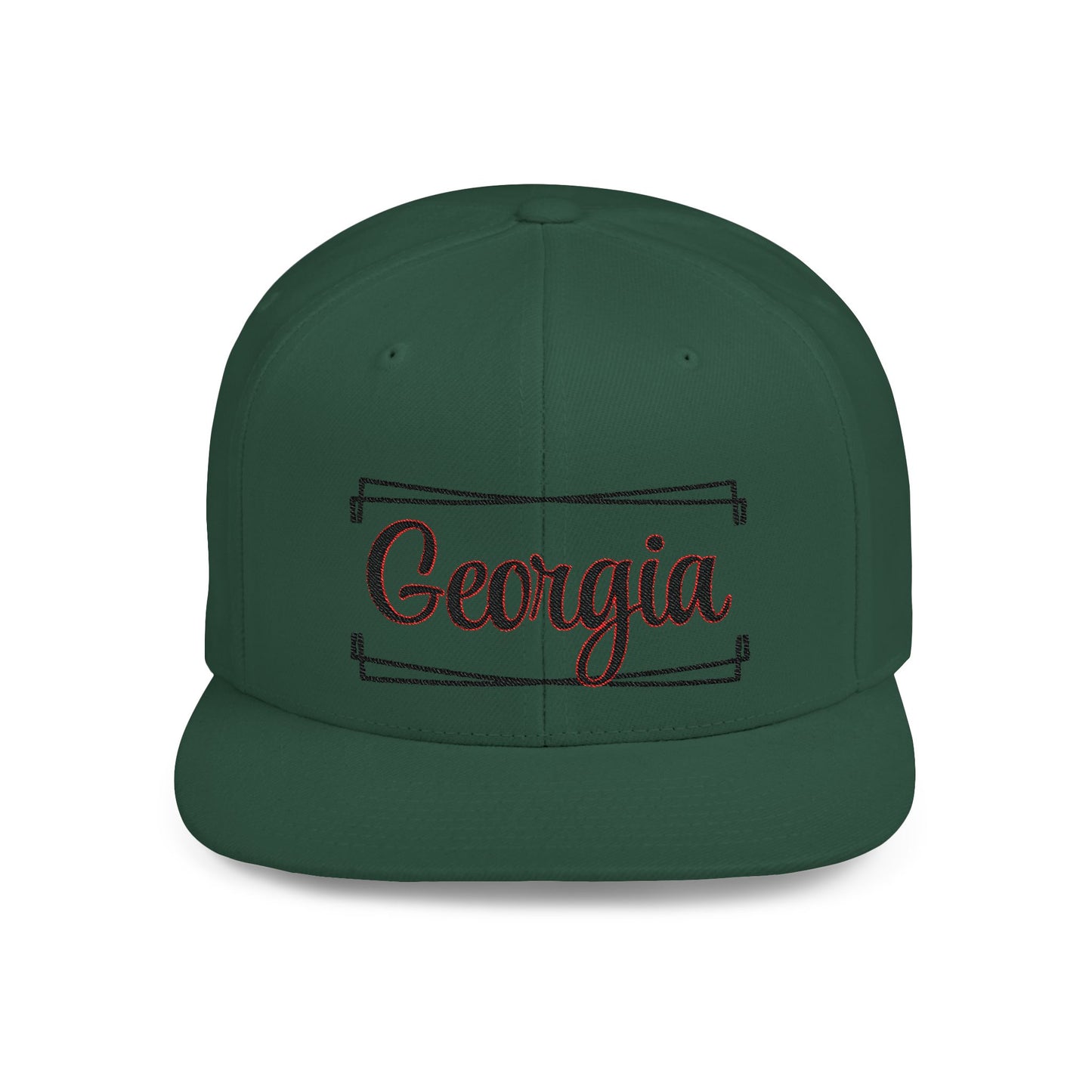 GEORGIA (framed) Flat Bill Snapback