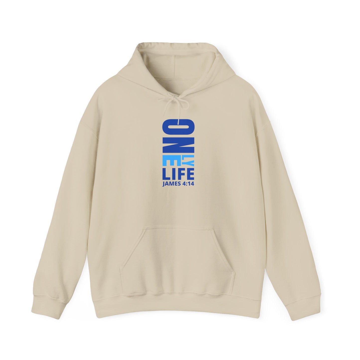 "Only One Life" Hooded Sweatshirt - Wear it Boldly to Say it Loudly!