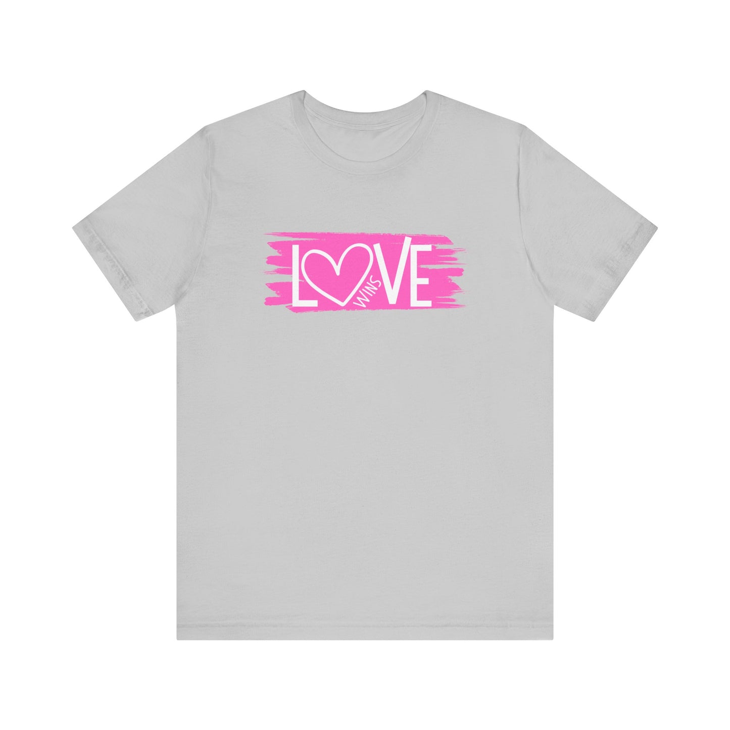 "Love Wins" Short Sleeve Tee - Wear it Boldly to Sat it Loudly!