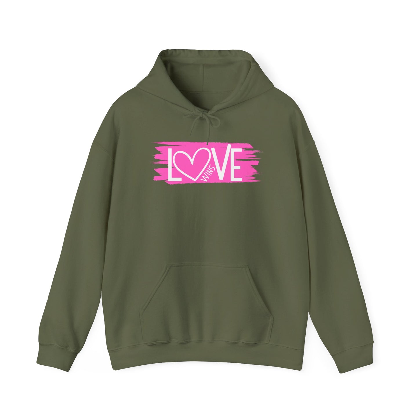 "Love Wins"  Unisex Hooded Sweatshirt - Wear it Boldly to Say it Loudly!