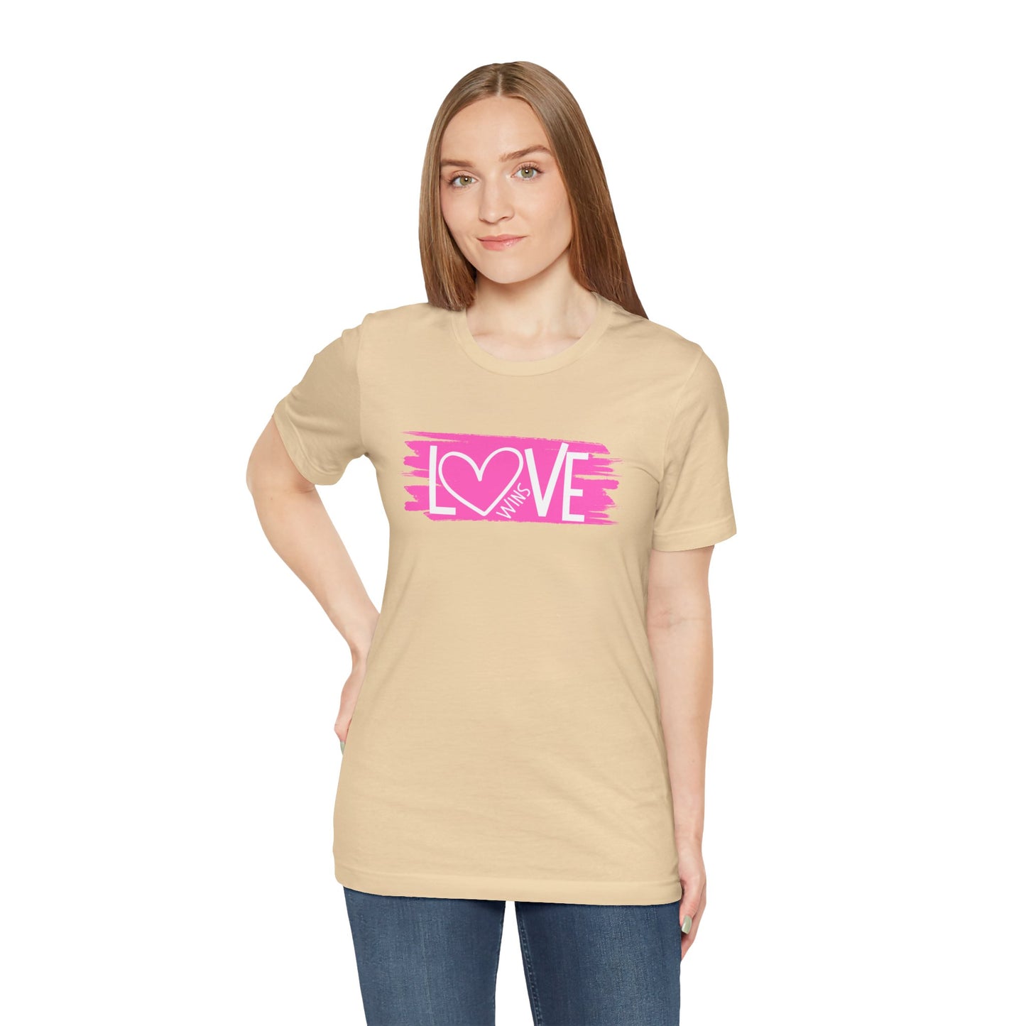 "Love Wins" Short Sleeve Tee - Wear it Boldly to Sat it Loudly!