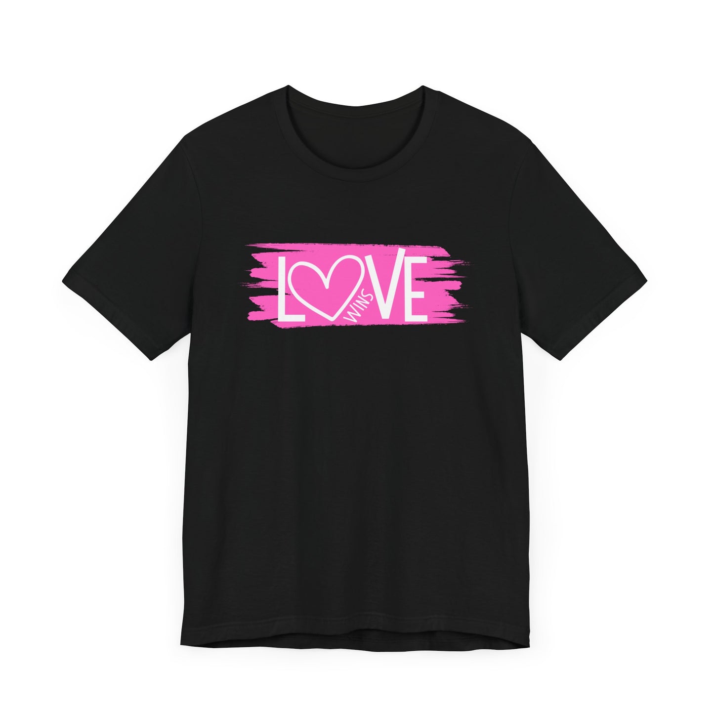 "Love Wins" Short Sleeve Tee - Wear it Boldly to Sat it Loudly!