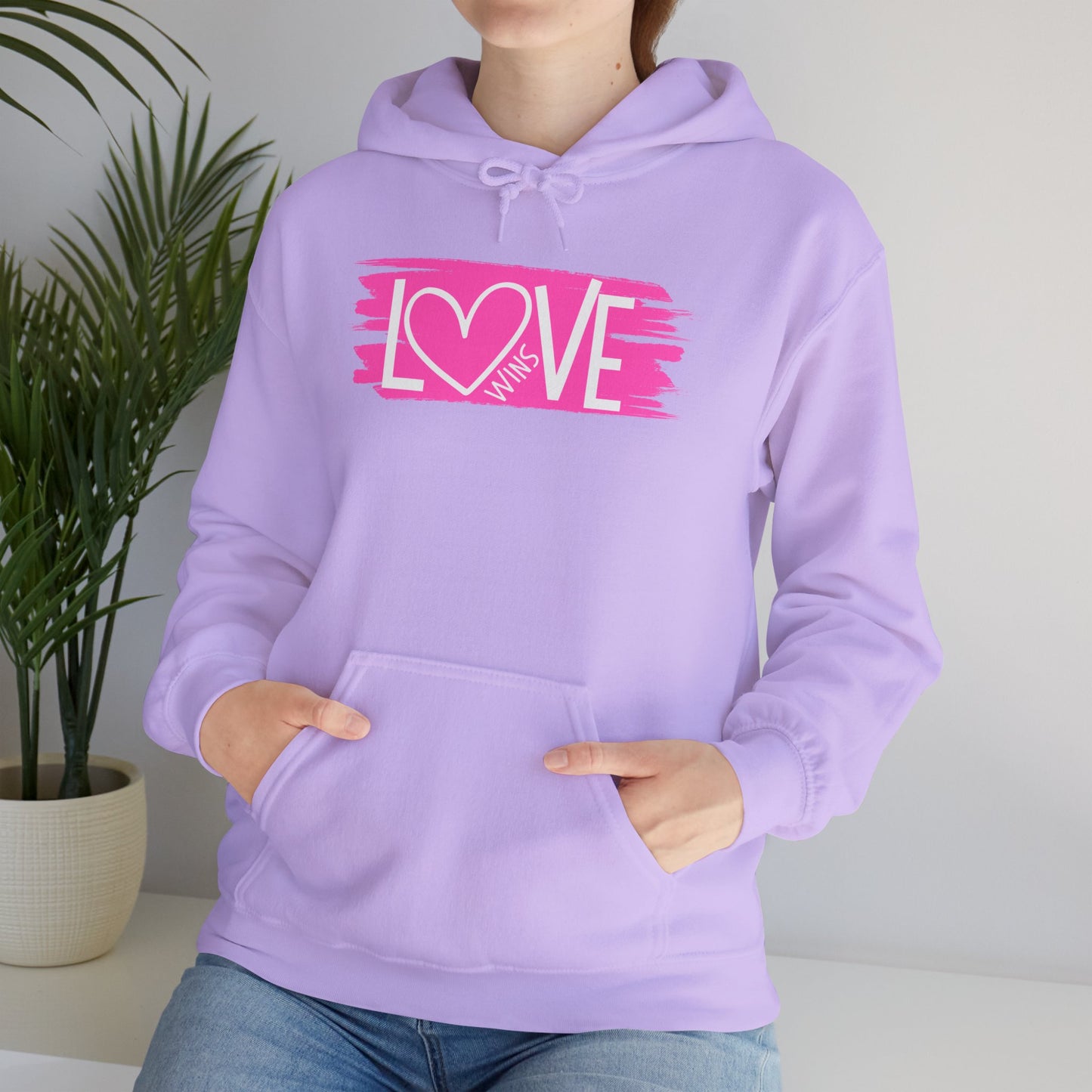 "Love Wins"  Unisex Hooded Sweatshirt - Wear it Boldly to Say it Loudly!