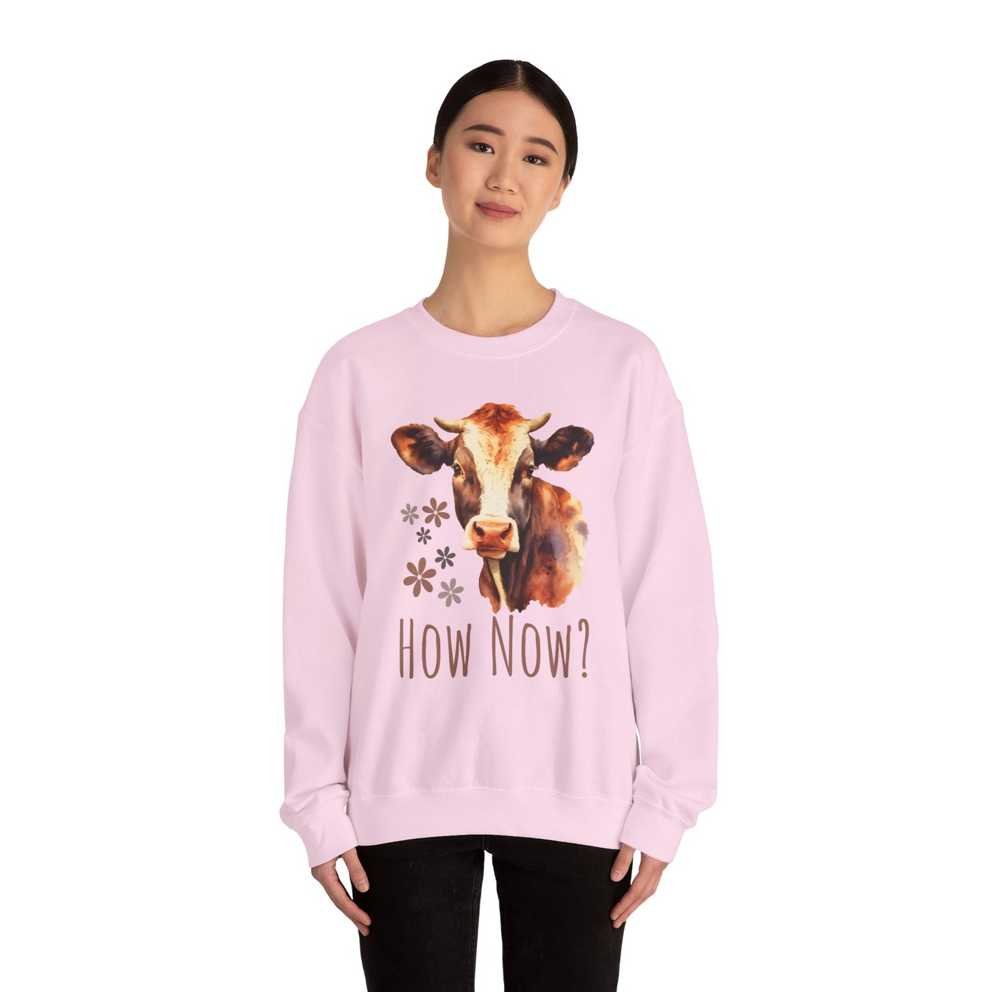 How Now Cow - Unisex Heavy Blend™ Crewneck Sweatshirt