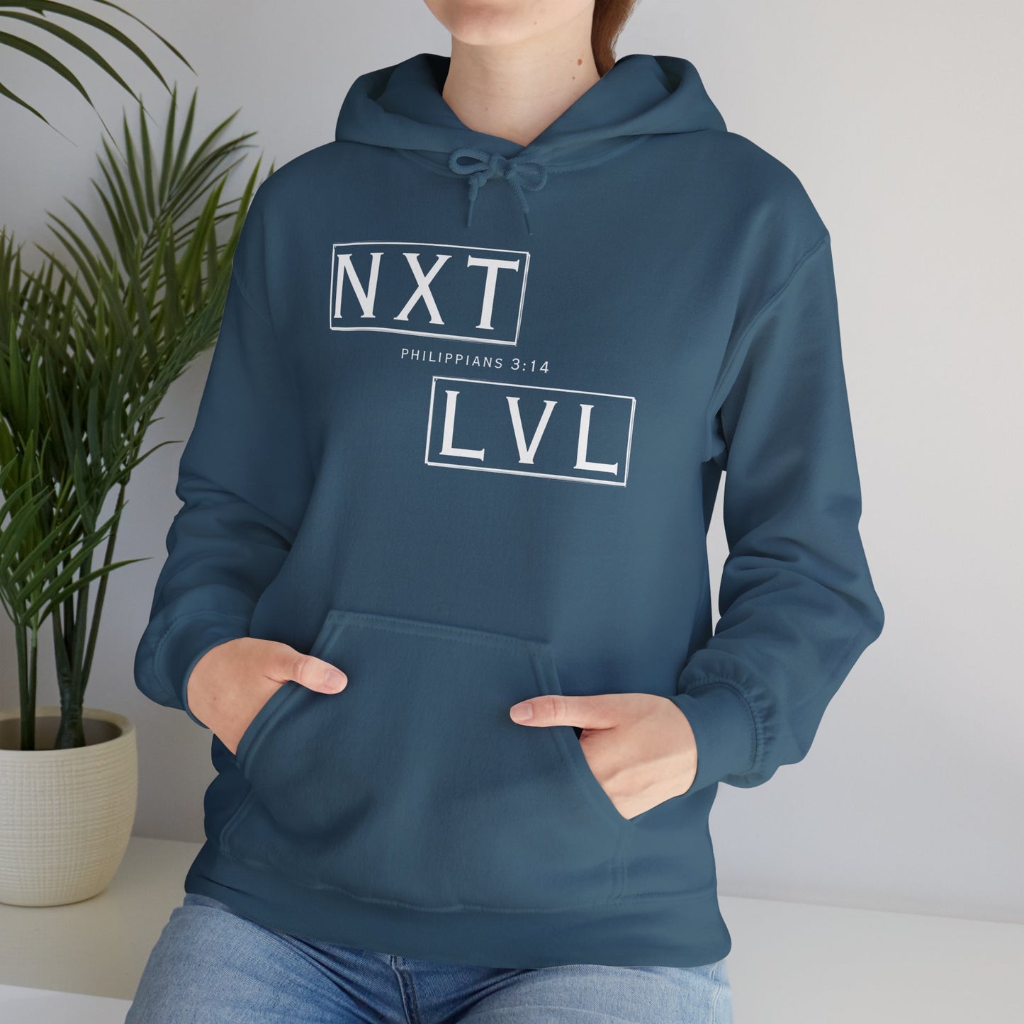 "NXT LVL" Unisex Hooded Sweatshirt - Wear it Boldly to Say it Loudly!