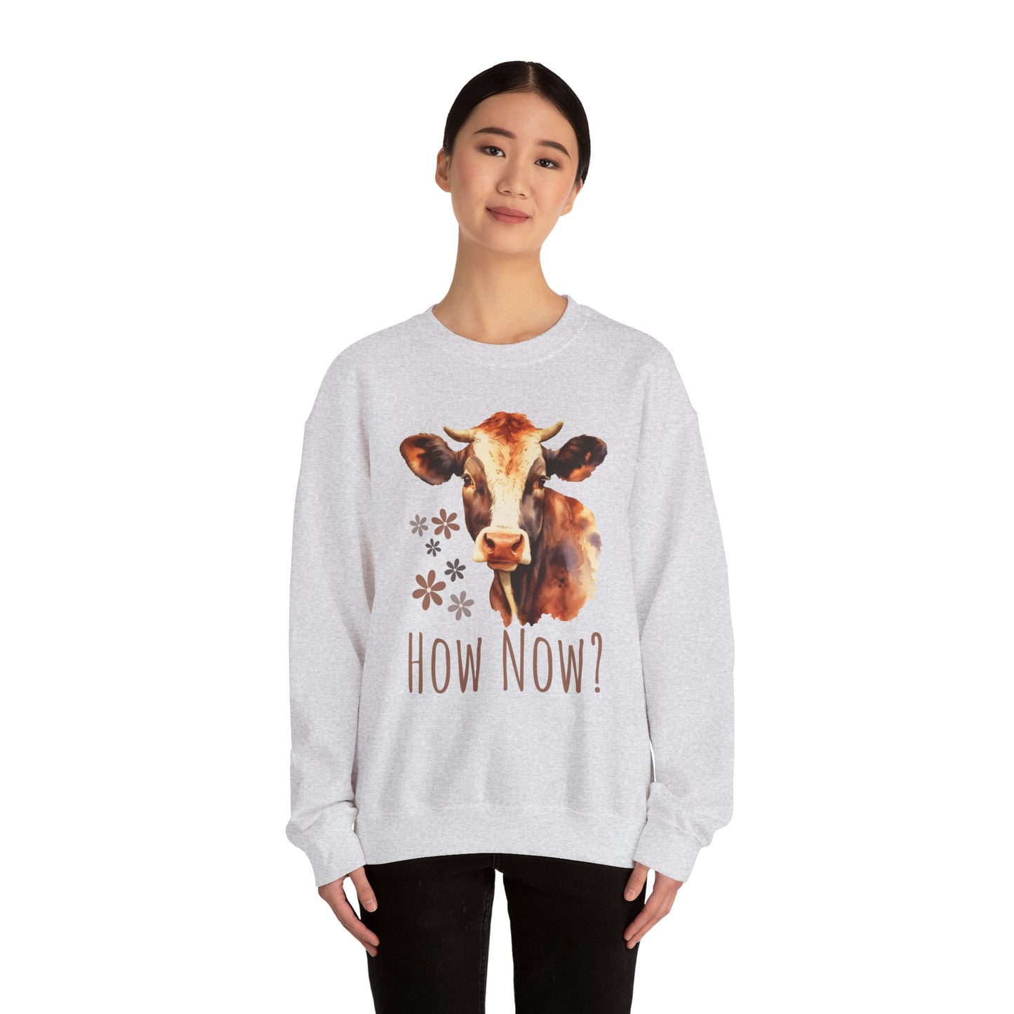 How Now Cow - Unisex Heavy Blend™ Crewneck Sweatshirt