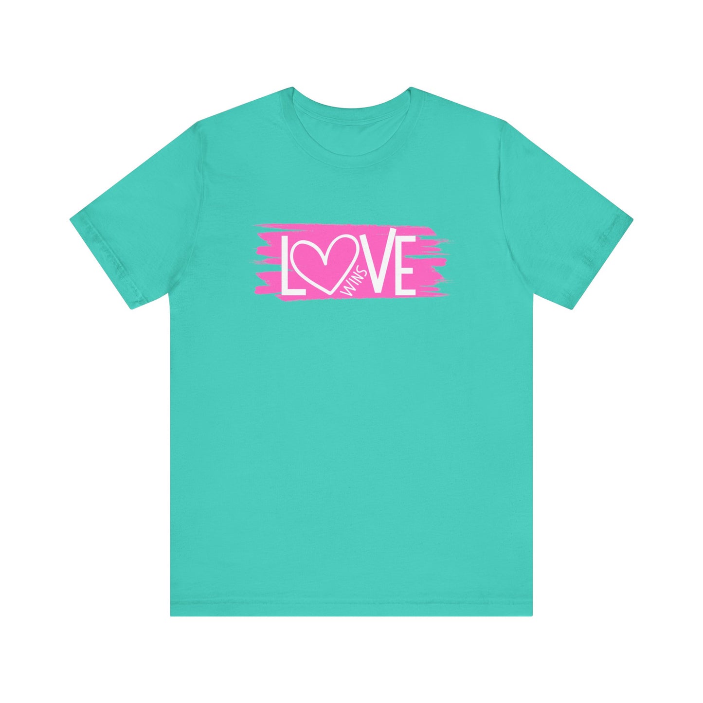 "Love Wins" Short Sleeve Tee - Wear it Boldly to Sat it Loudly!