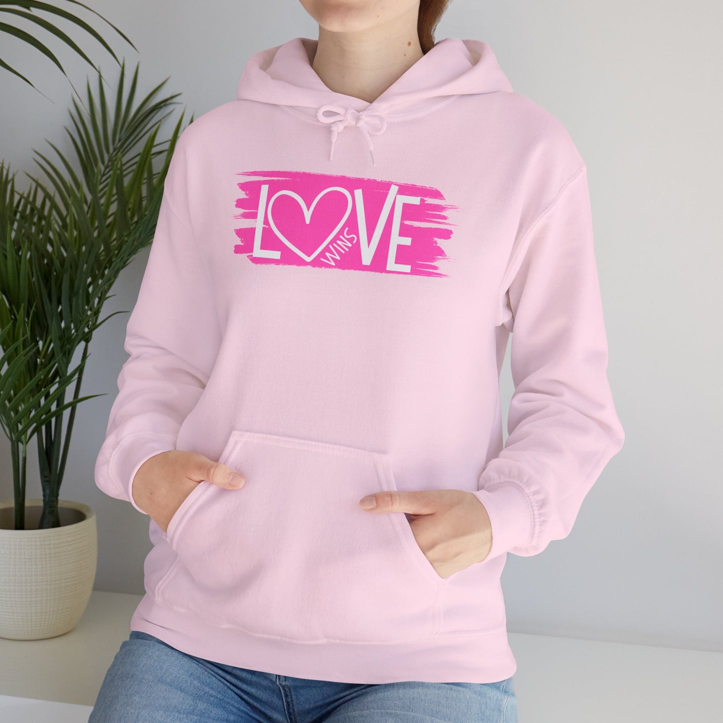 "Love Wins"  Unisex Hooded Sweatshirt - Wear it Boldly to Say it Loudly!