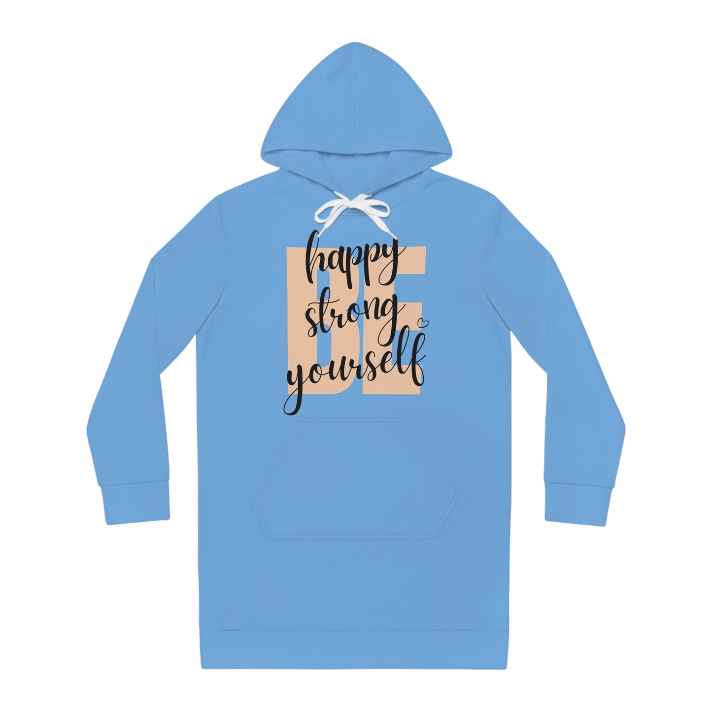 BE Women's Hoodie Dress blue