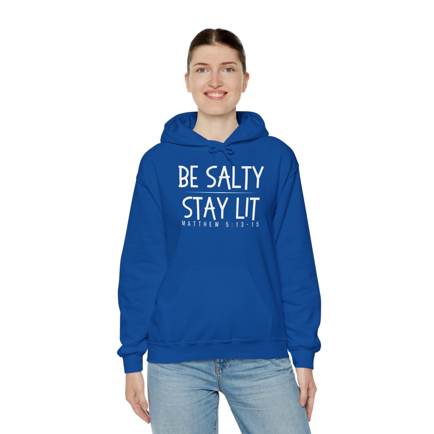 Be Salty Stay Lit Unisex Heavy Blend™ Hooded Sweatshirt