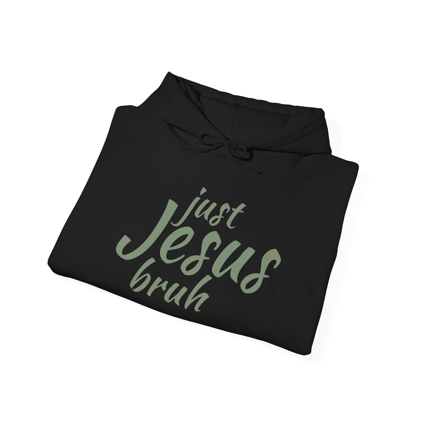 Just Jesus Bruh Unisex Sweatshirt, to represent your faith in Christ - Wear it Boldly to Say it Loudly!