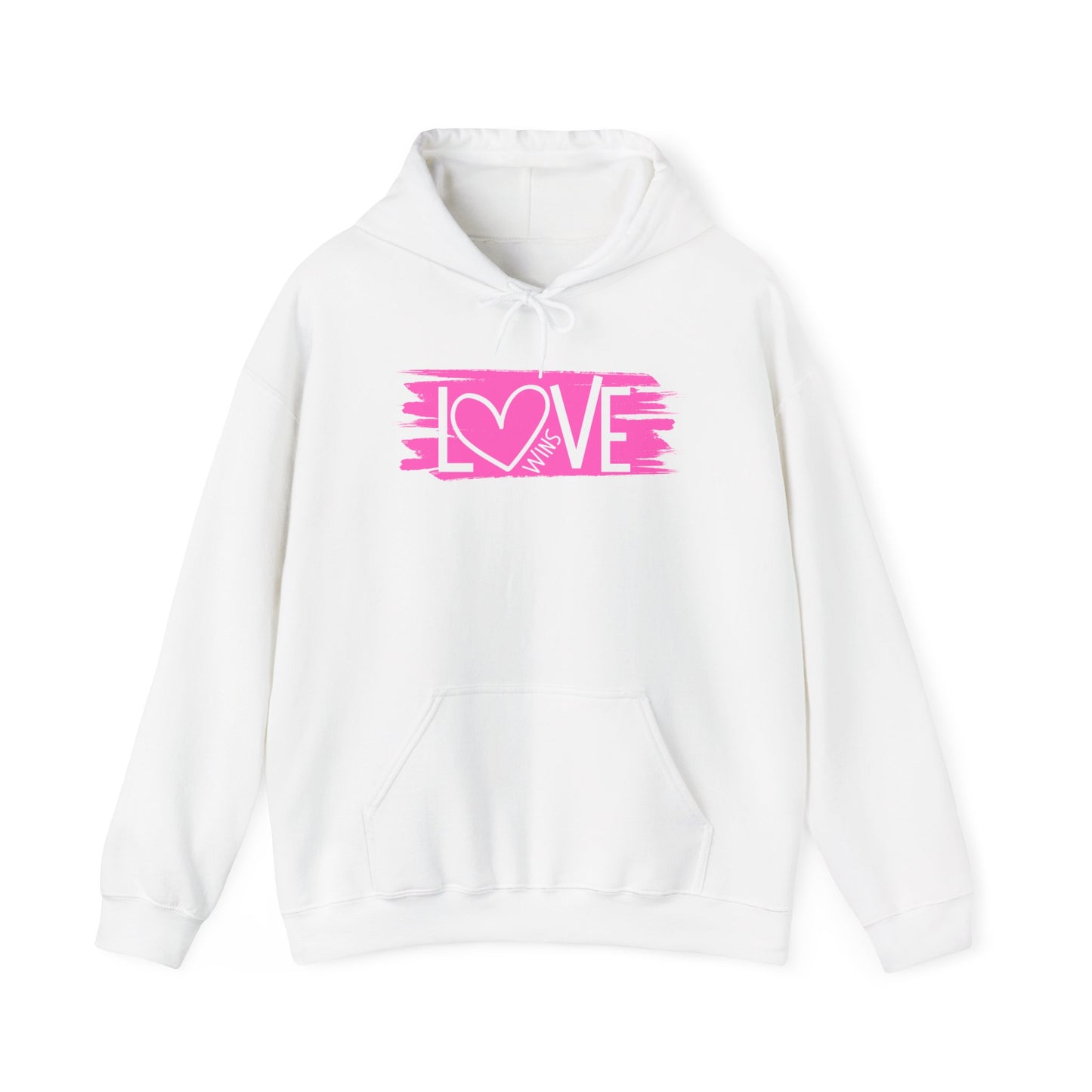 "Love Wins"  Unisex Hooded Sweatshirt - Wear it Boldly to Say it Loudly!